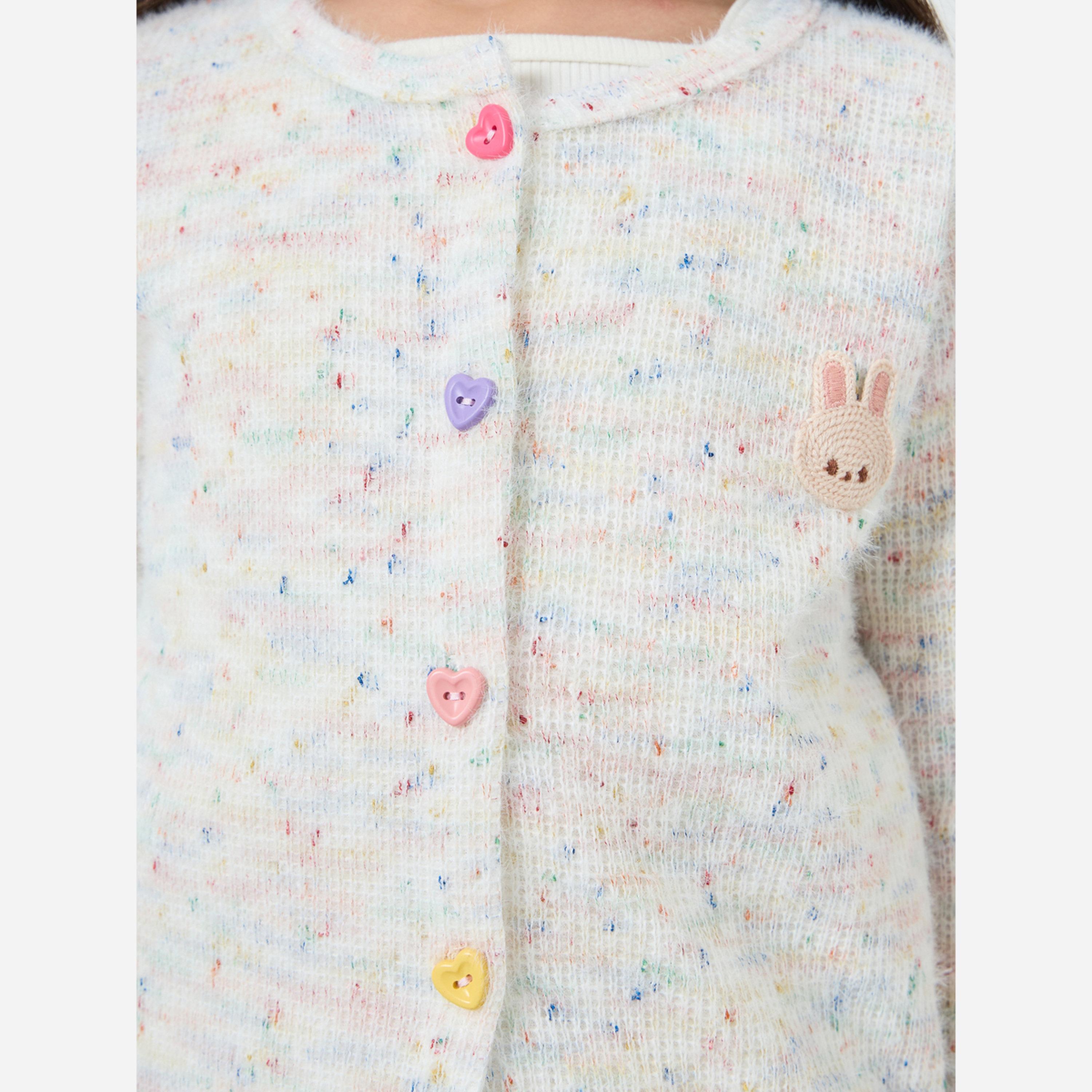 Styli Girls Multi Yarn Knit Sweater-girls-clothing-jumpersandcardigans-image-4