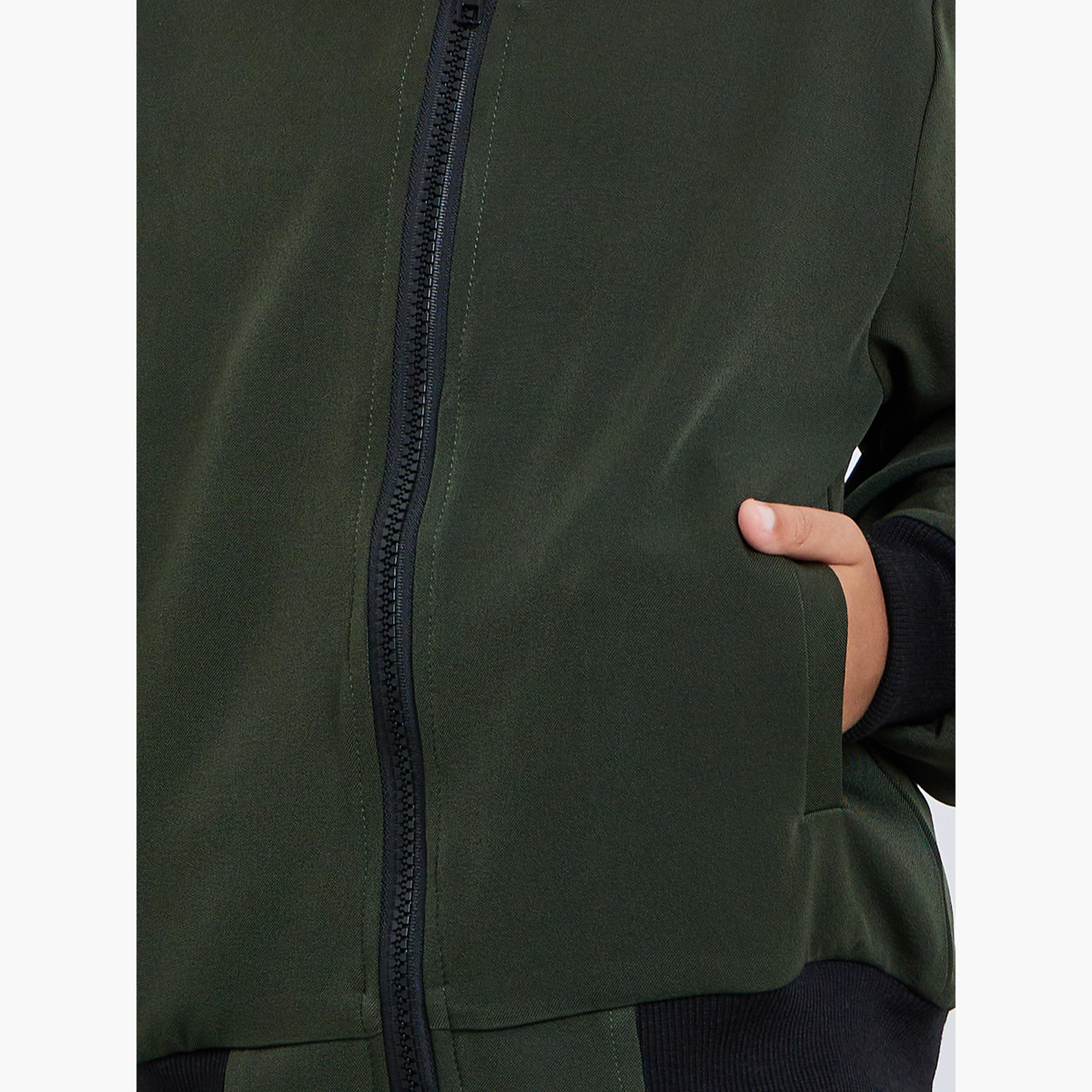 Styli Boys Zip Up Bomber Jacket-boys-clothing-jacketsandcoats-image-3