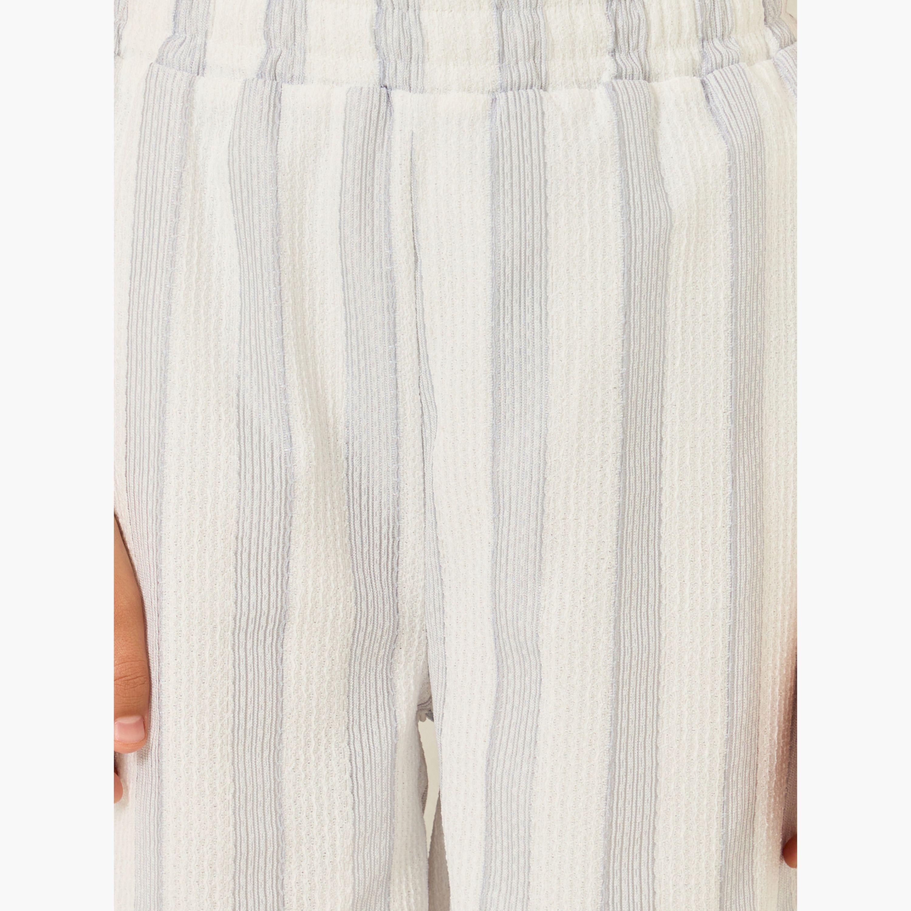 Styli Kids Striped Knit Shorts-boys-clothing-bottoms-shorts-image-3
