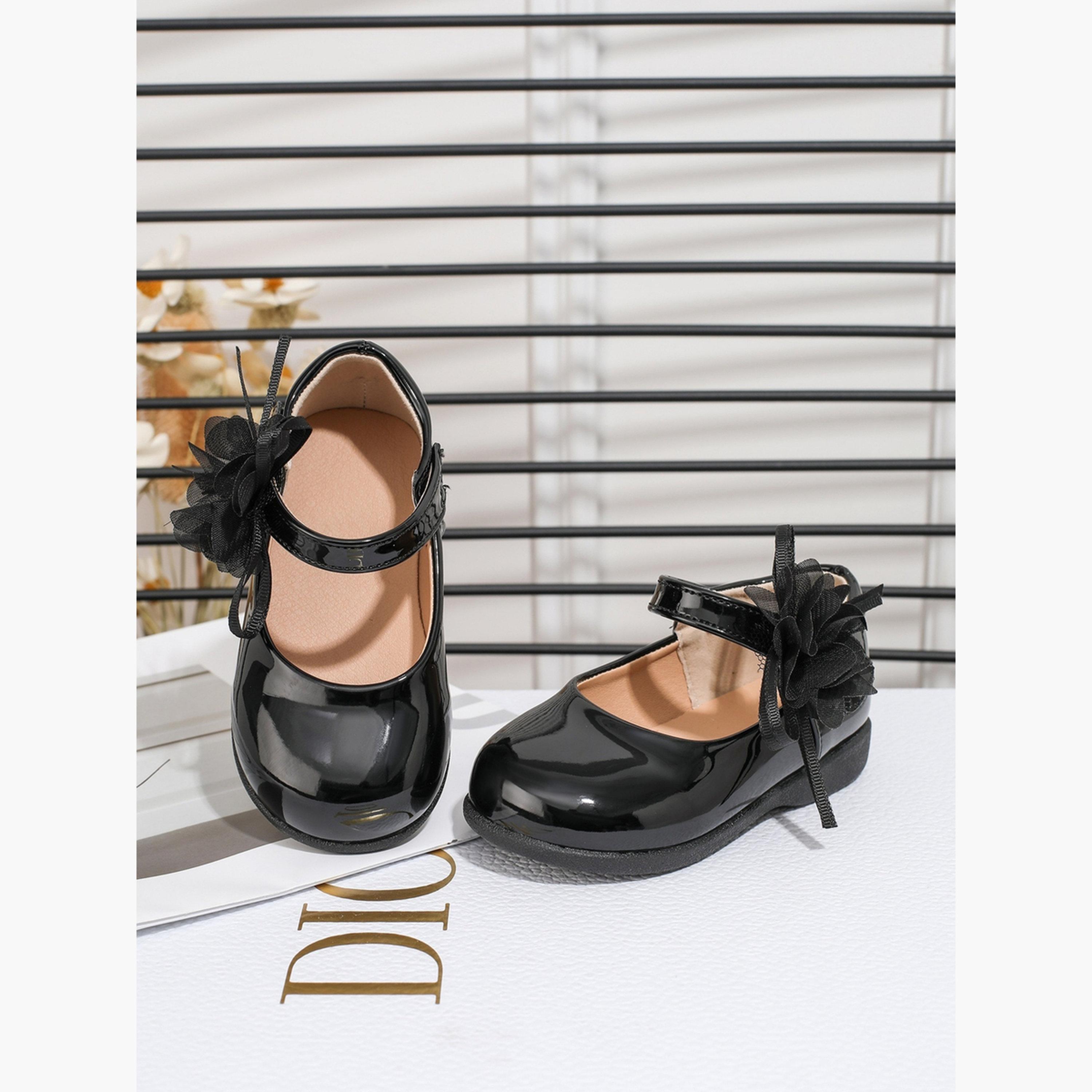 حذاء بتزيين زهرة-girls-shoes-ballerinas-image-4