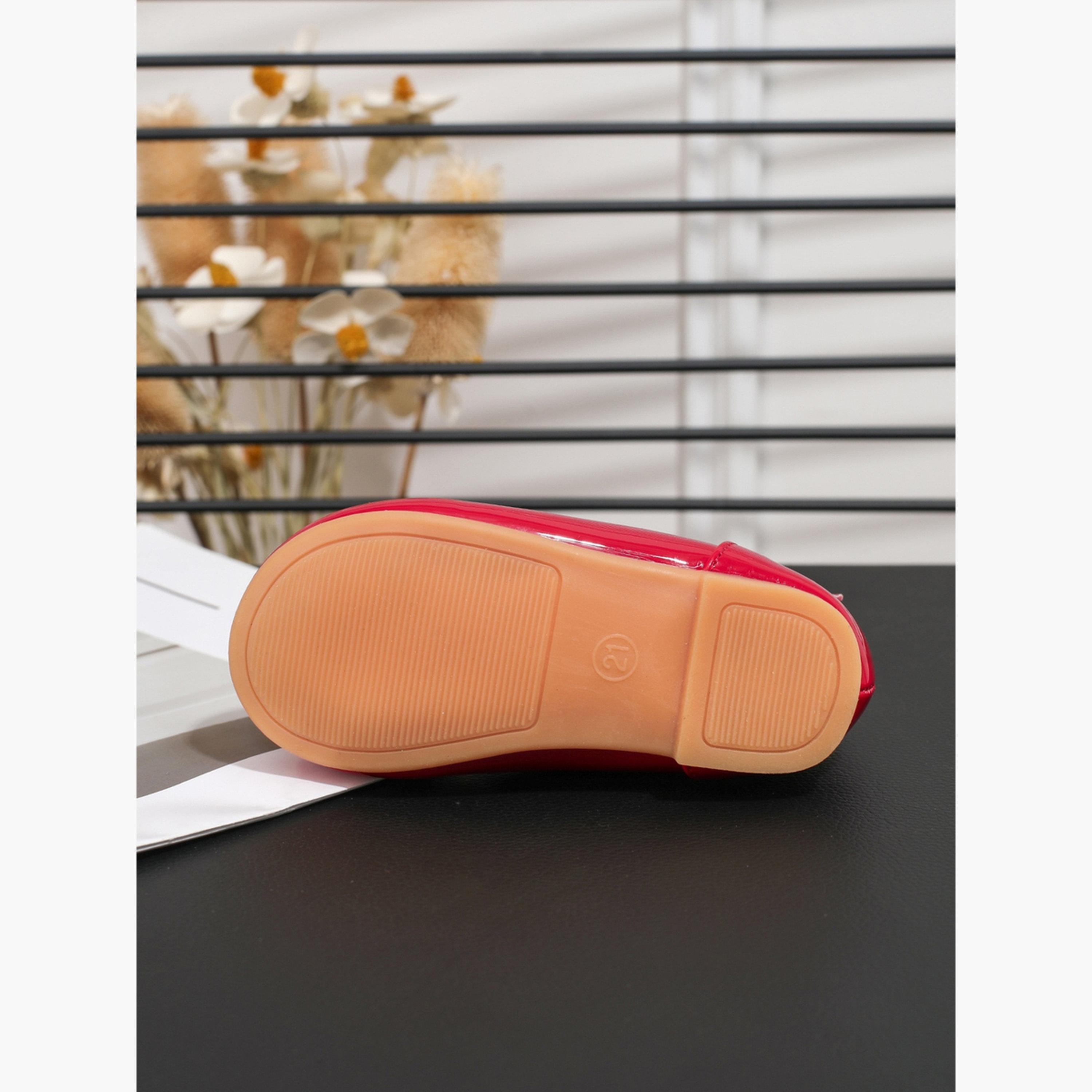 Take Two Girls Red Bow Decoration Shoes-girls-shoes-ballerinas-image-6