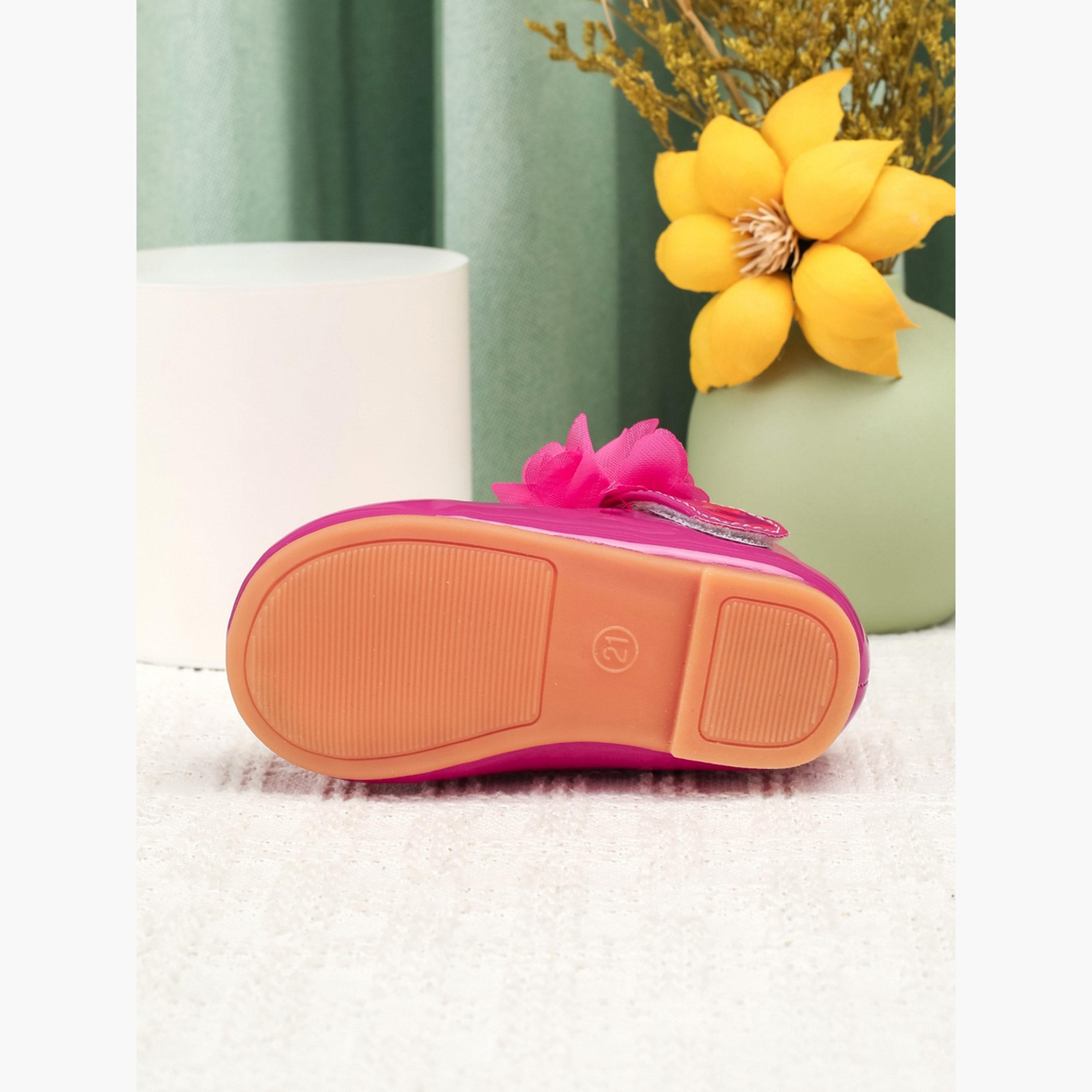 حذاء باليرينا فلات بتزيين زهرة-girls-shoes-ballerinas-image-3