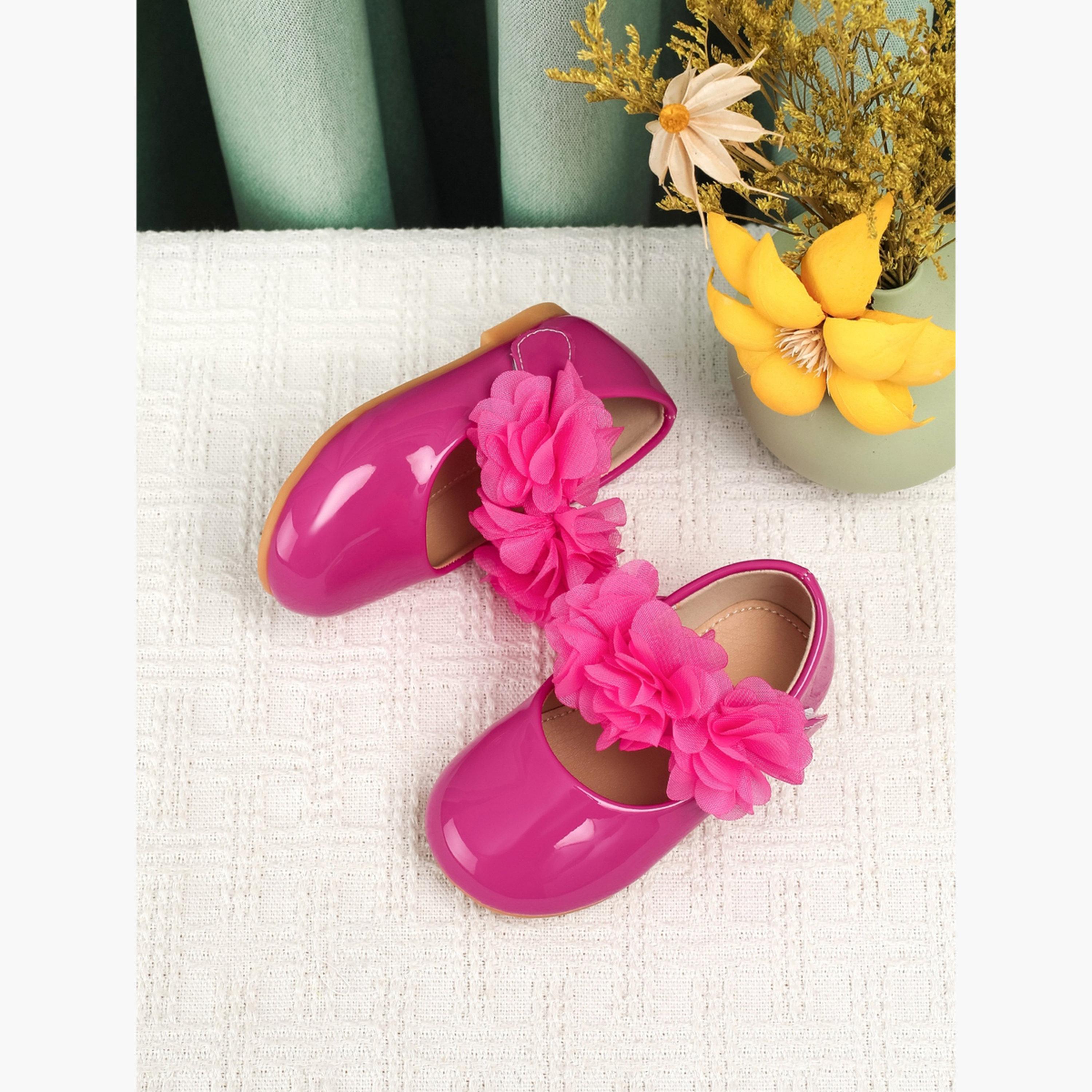 حذاء باليرينا فلات بتزيين زهرة-girls-shoes-ballerinas-image-6
