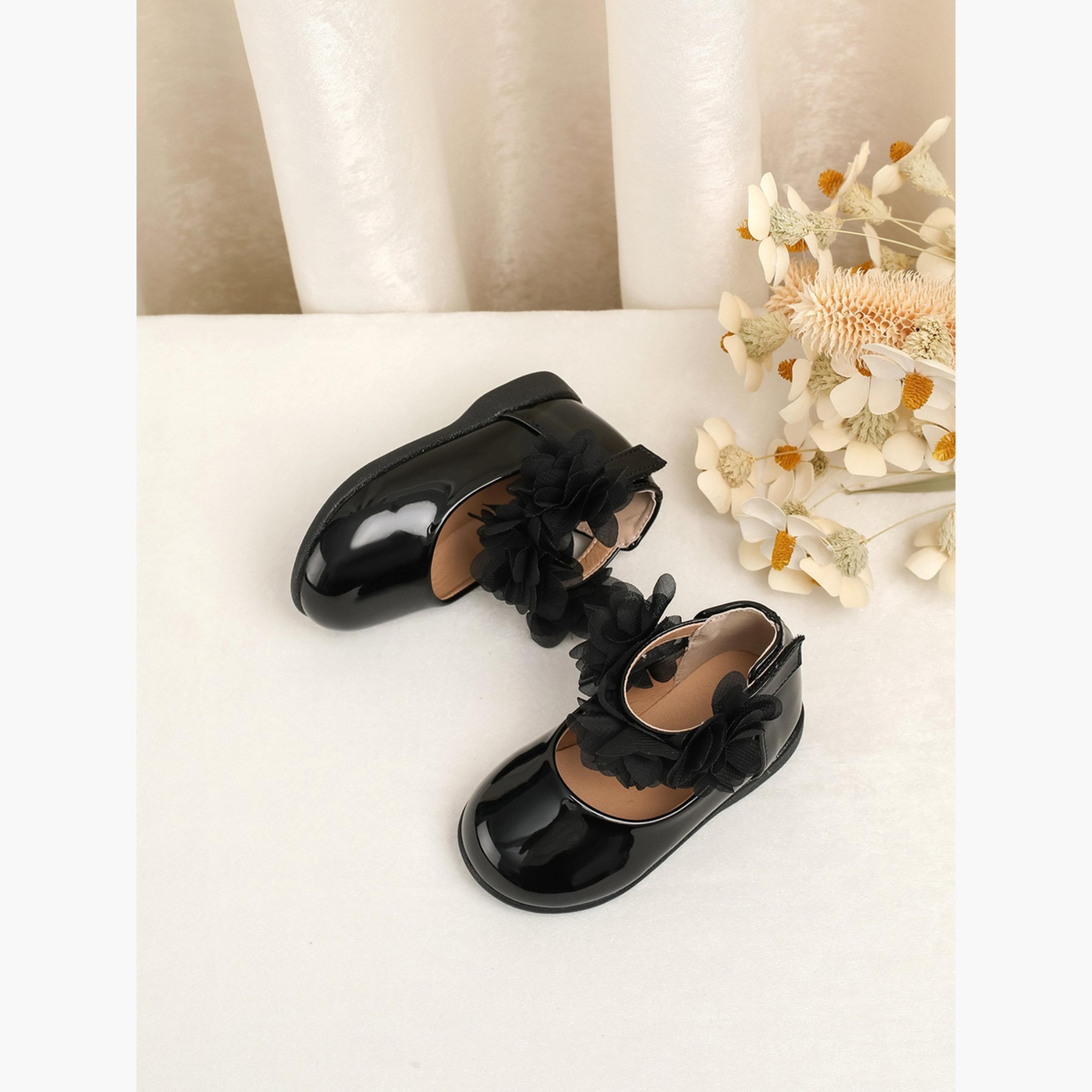 حذاء باليرينا فلات بتزيين زهرة-girls-shoes-ballerinas-image-6