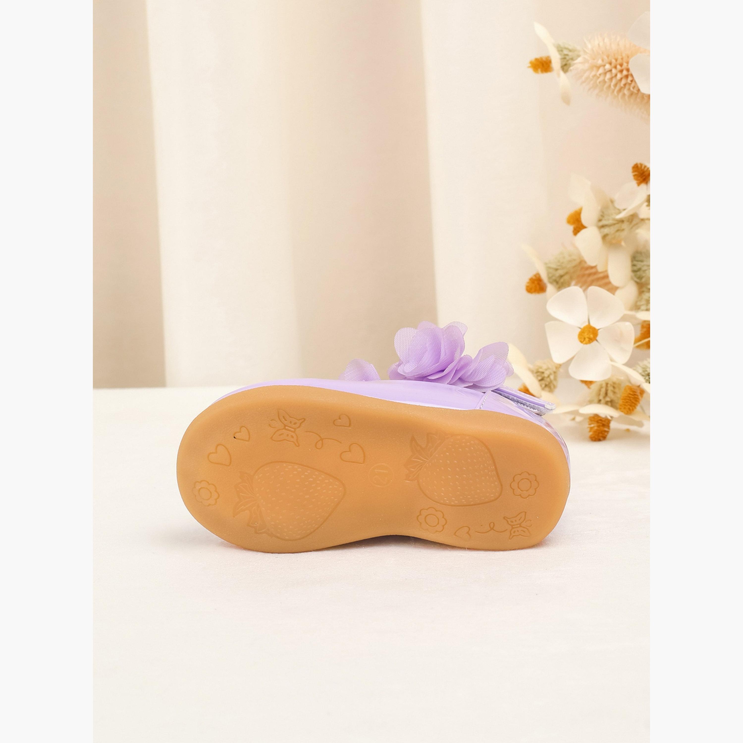 حذاء باليرينا فلات بتزيين زهرة-girls-shoes-ballerinas-image-6