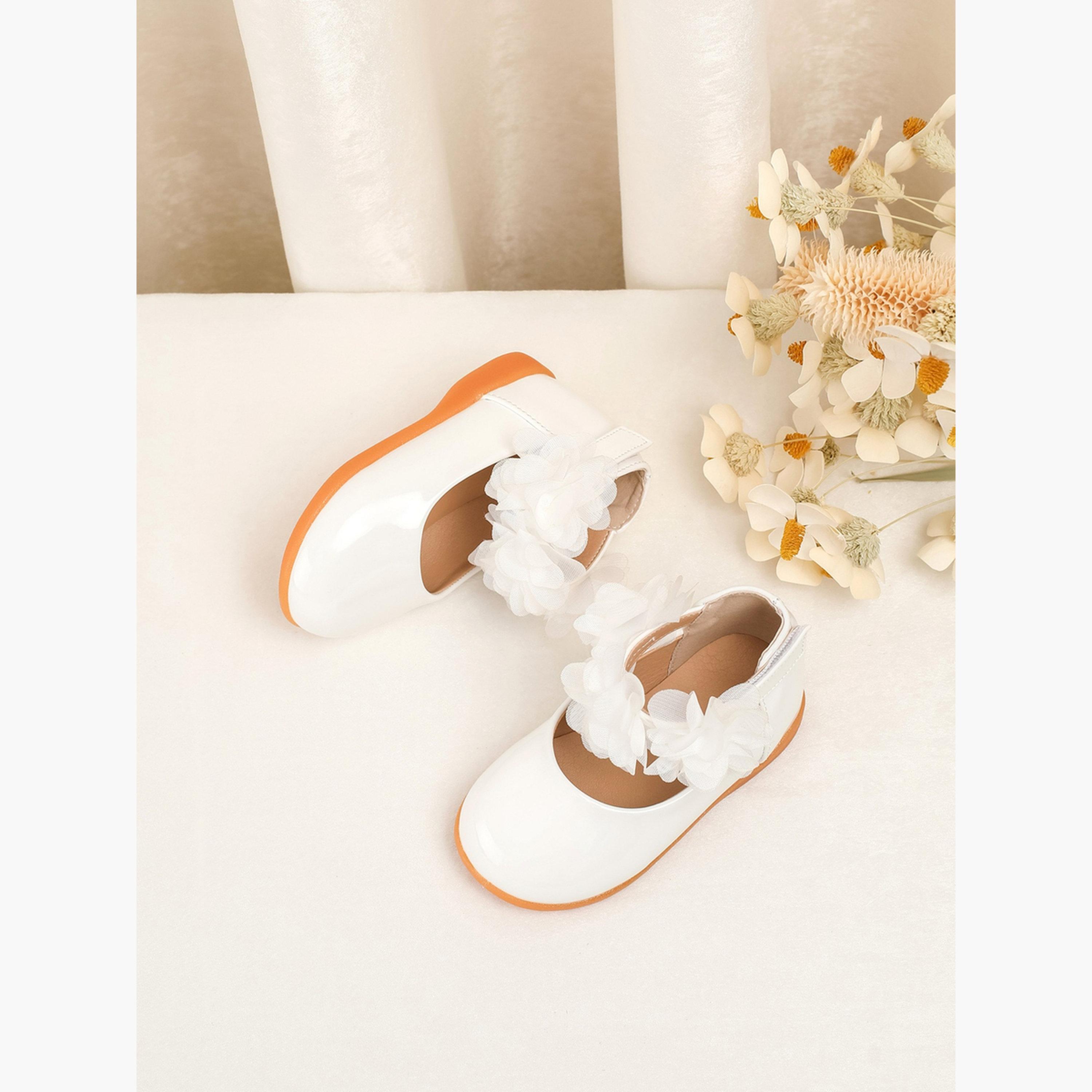 حذاء باليرينا فلات بتزيين زهرة-girls-shoes-ballerinas-image-2