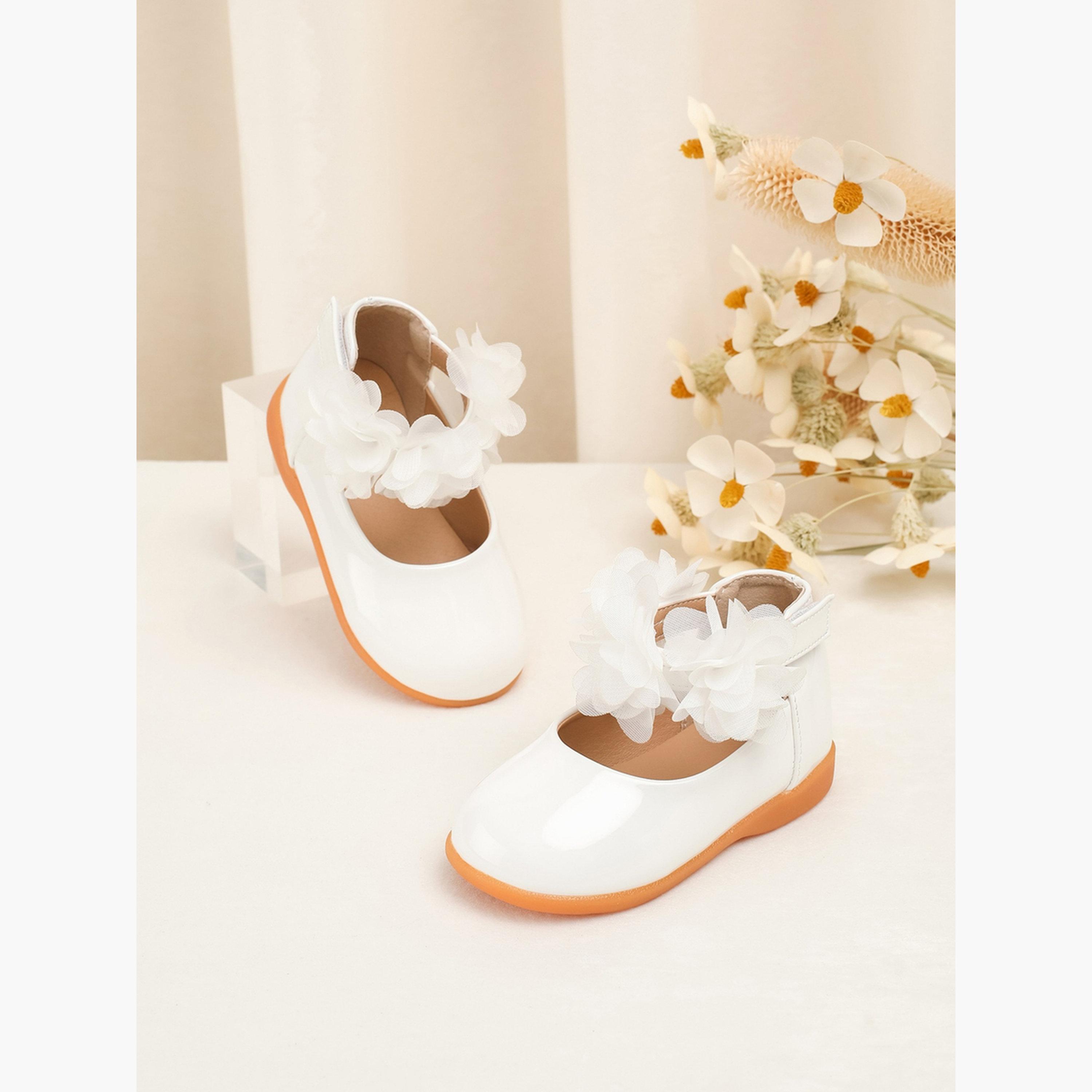 حذاء باليرينا فلات بتزيين زهرة-girls-shoes-ballerinas-image-3