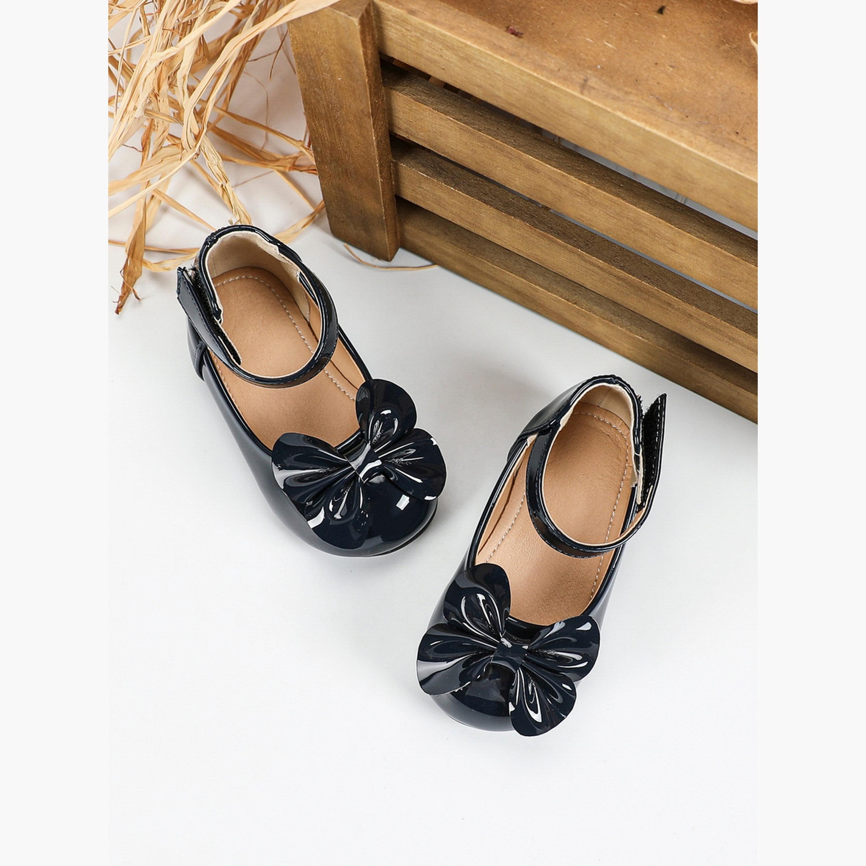 حذاء باليرينا سادة بتزيين فيونكة-girls-shoes-ballerinas-image-3