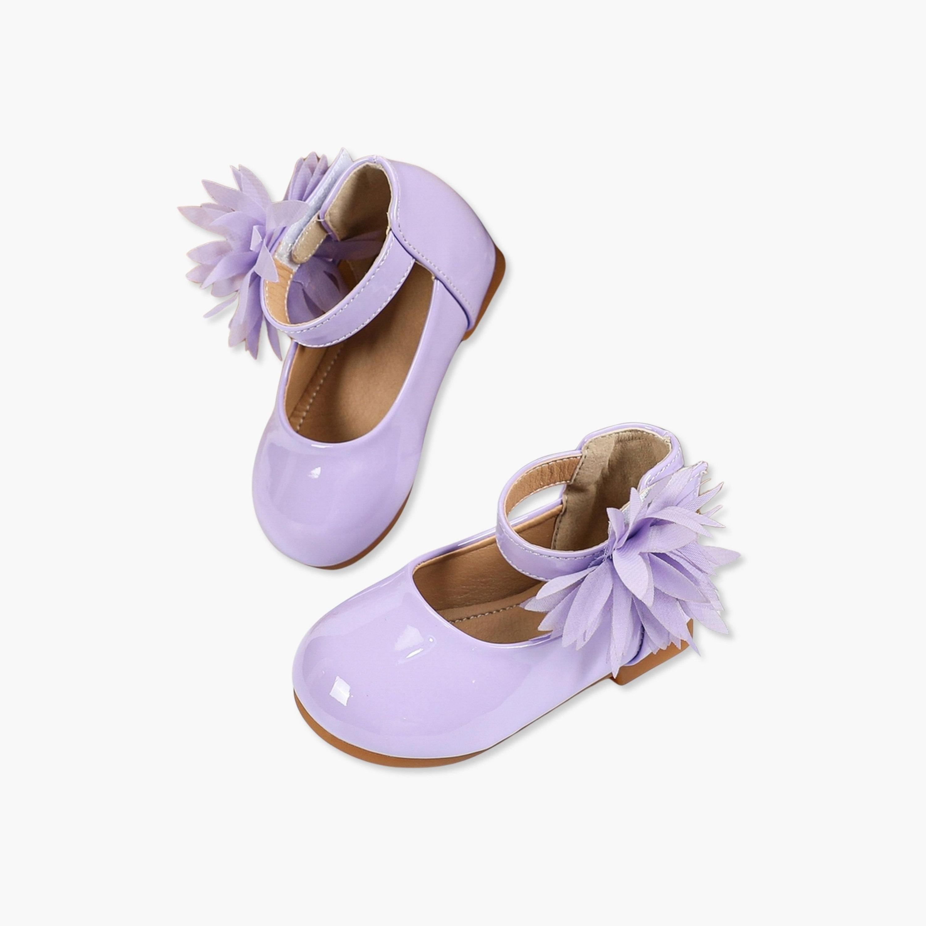 حذاء باليرينا سادة بتزيين فيونكة-girls-shoes-ballerinas-image-1