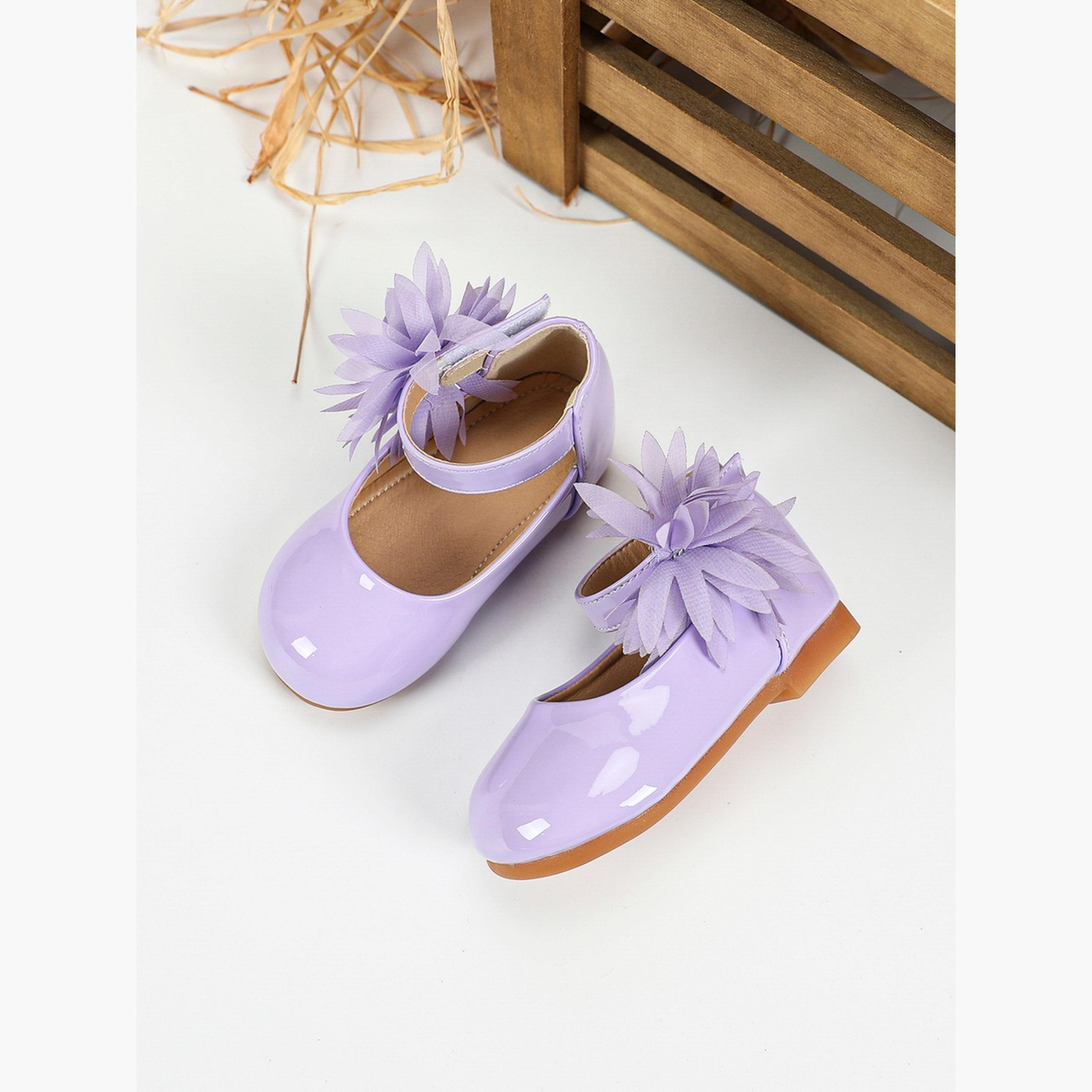 حذاء باليرينا سادة بتزيين فيونكة-girls-shoes-ballerinas-image-3