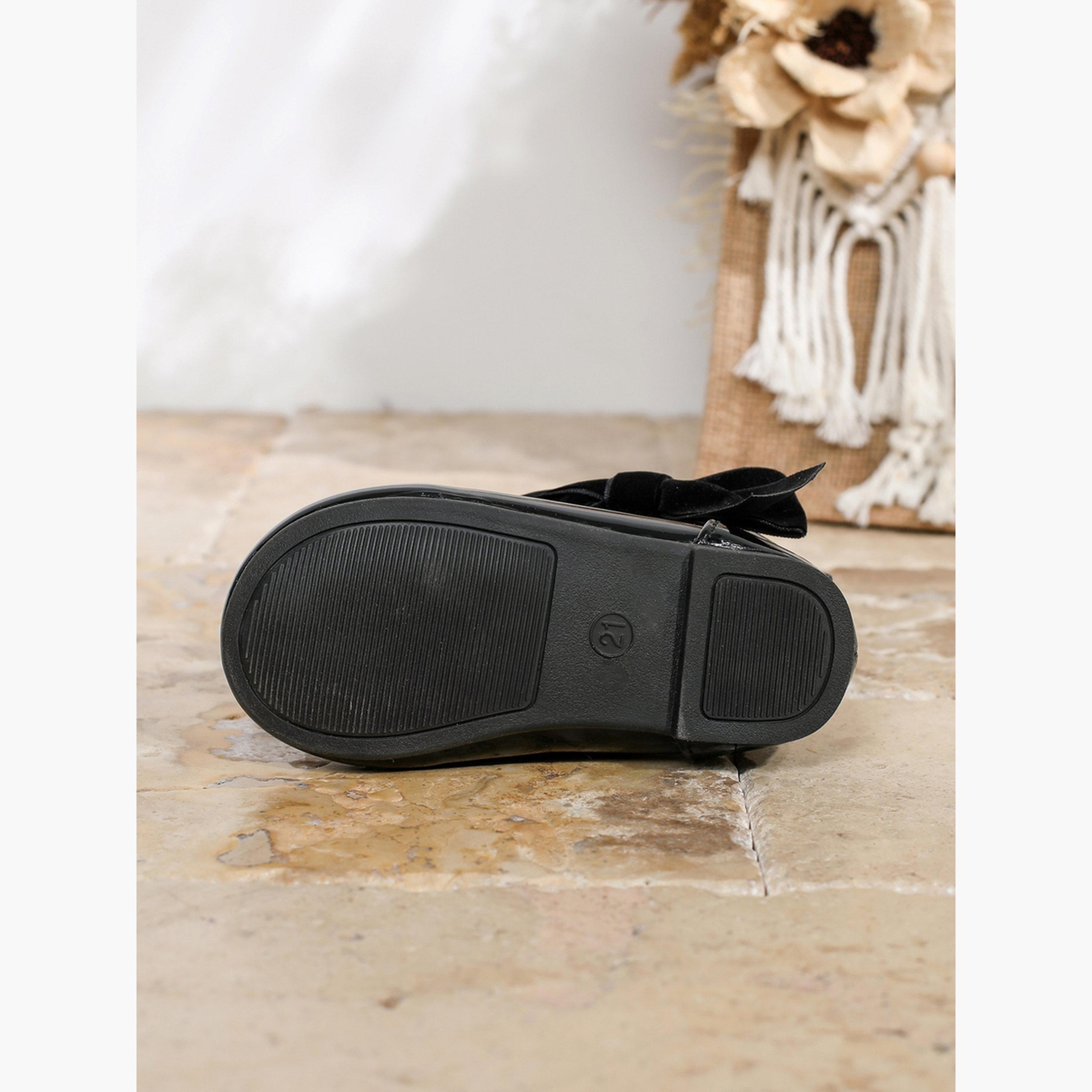 حذاء باليرينا سادة بتزيين فيونكة-girls-shoes-ballerinas-image-6