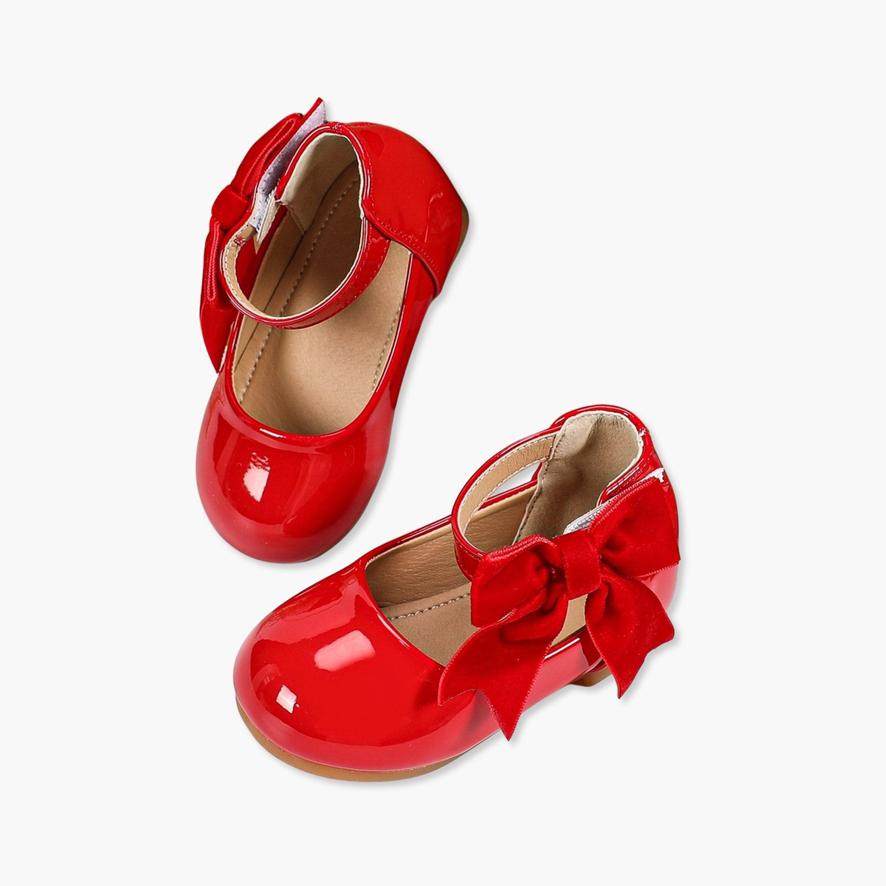 حذاء باليرينا سادة بتزيين فيونكة-girls-shoes-ballerinas-image-1