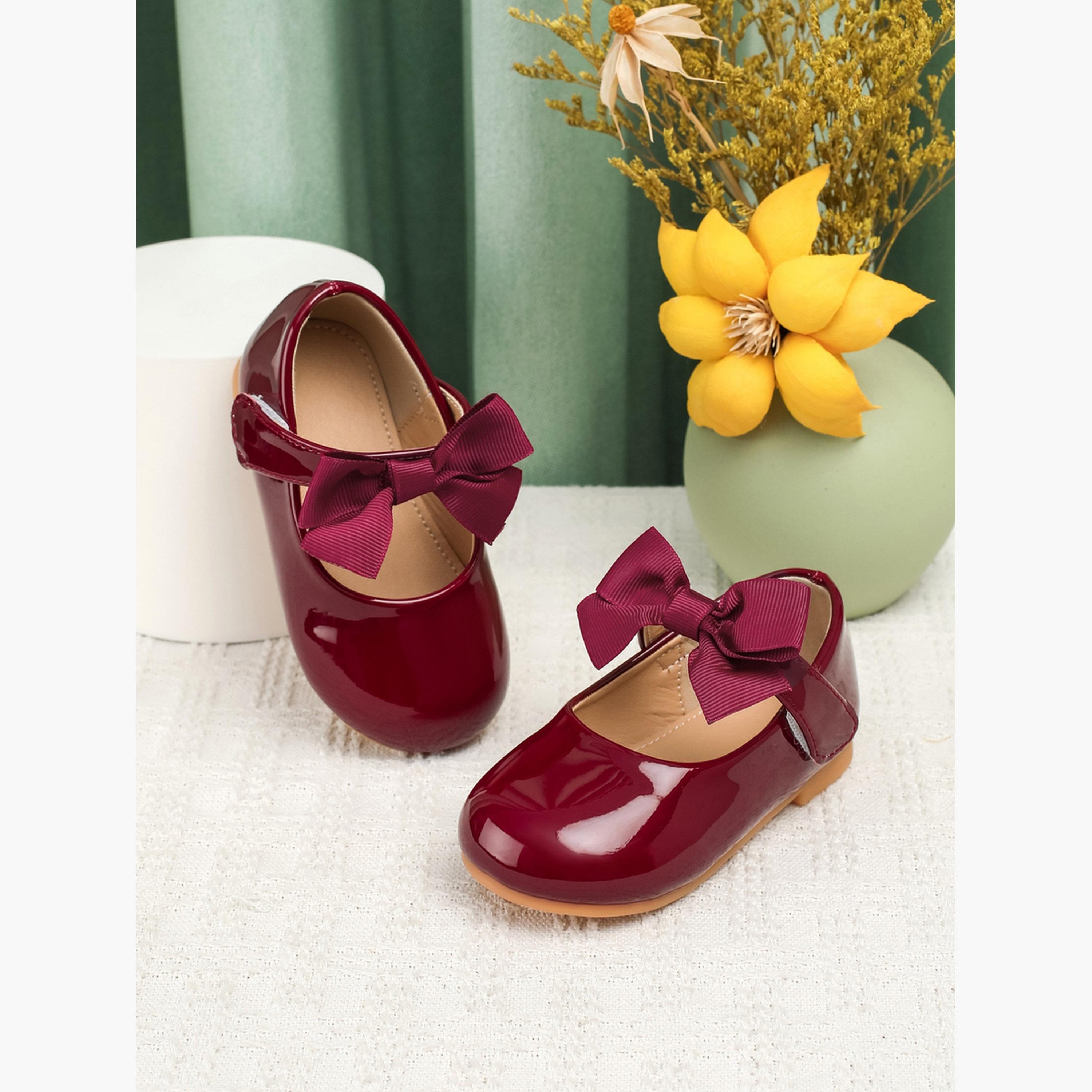 حذاء باليرينا سادة بتزيين فيونكة-girls-shoes-ballerinas-image-2