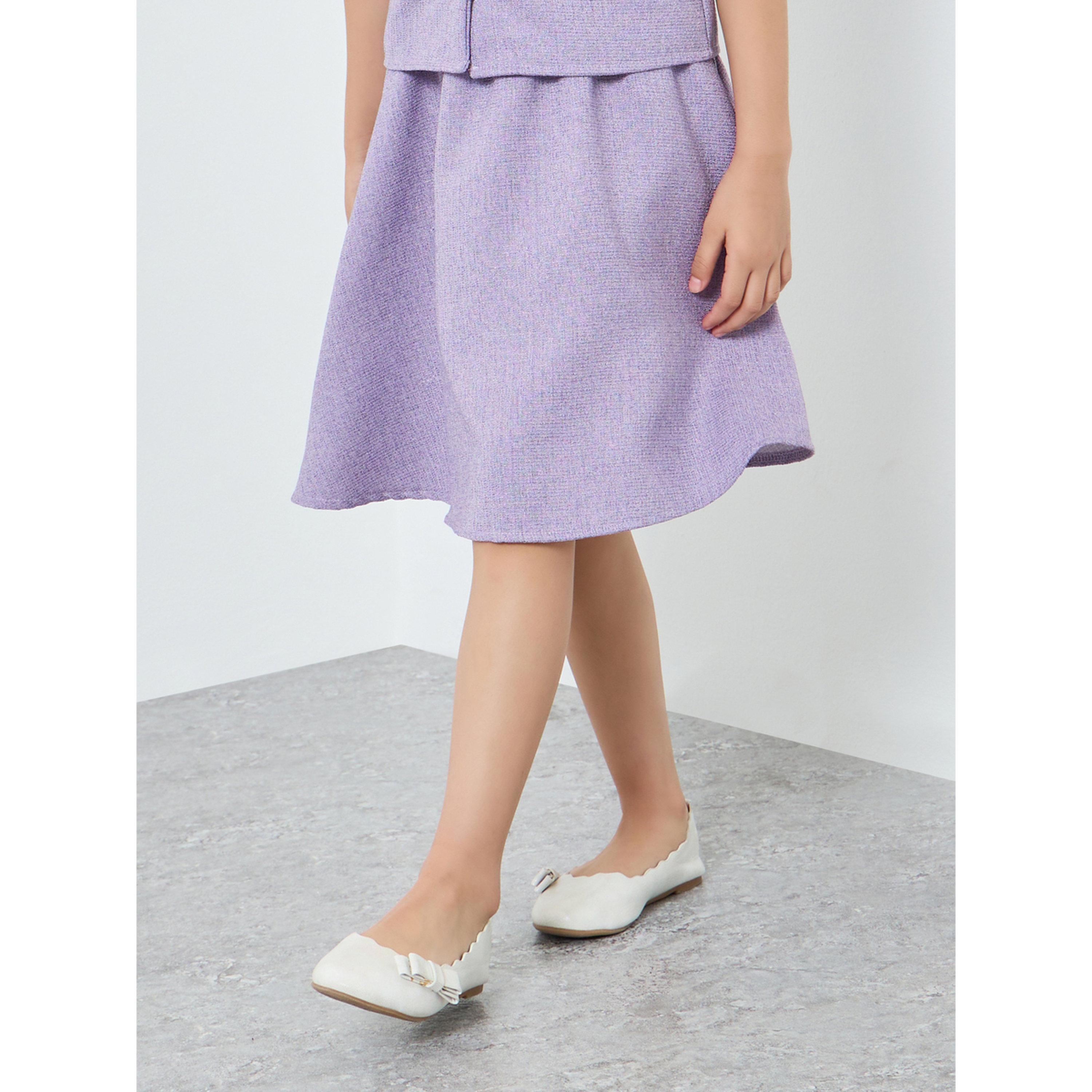 مجموعة من تنورة وبلوزة تويد بأكمام قصيرة-girls-clothing-setsandcoords-image-4