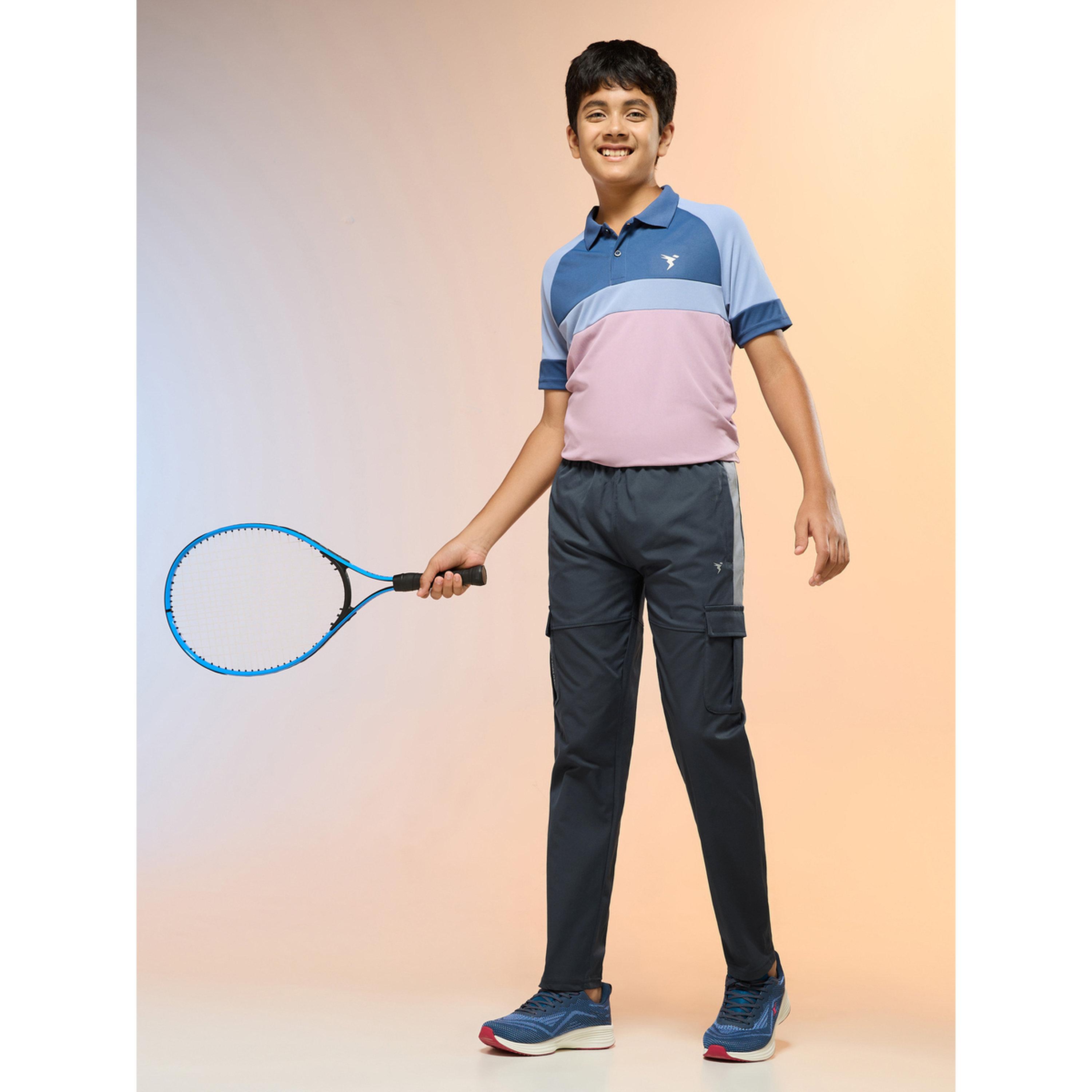 Technosport Boys Straight Fit Cargo Trackpants with TS FLEXI-boys-clothing-bottoms-joggersandtrackpants-image-2