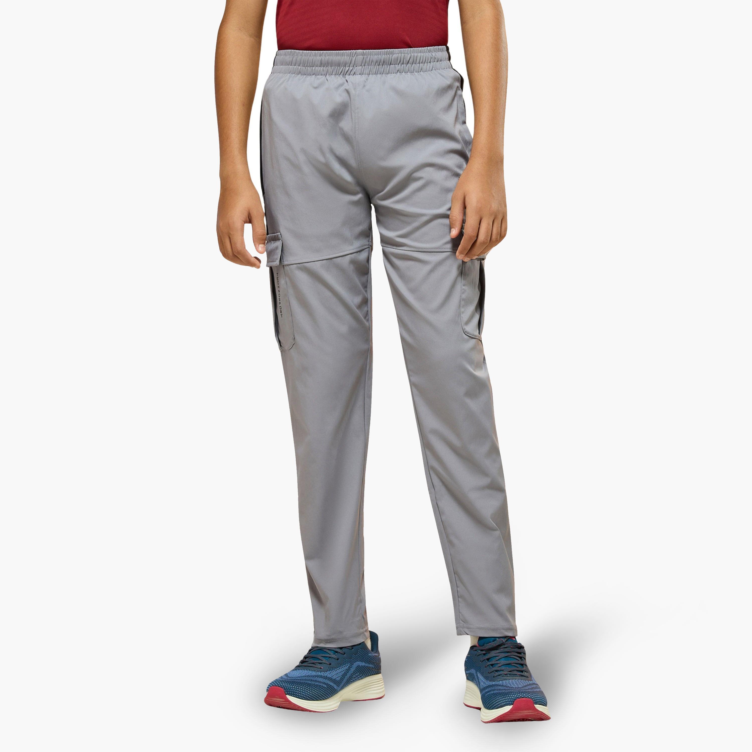 Technosport Boys Straight Fit Cargo Trackpants with TS FLEXI-boys-clothing-bottoms-joggersandtrackpants-image-1