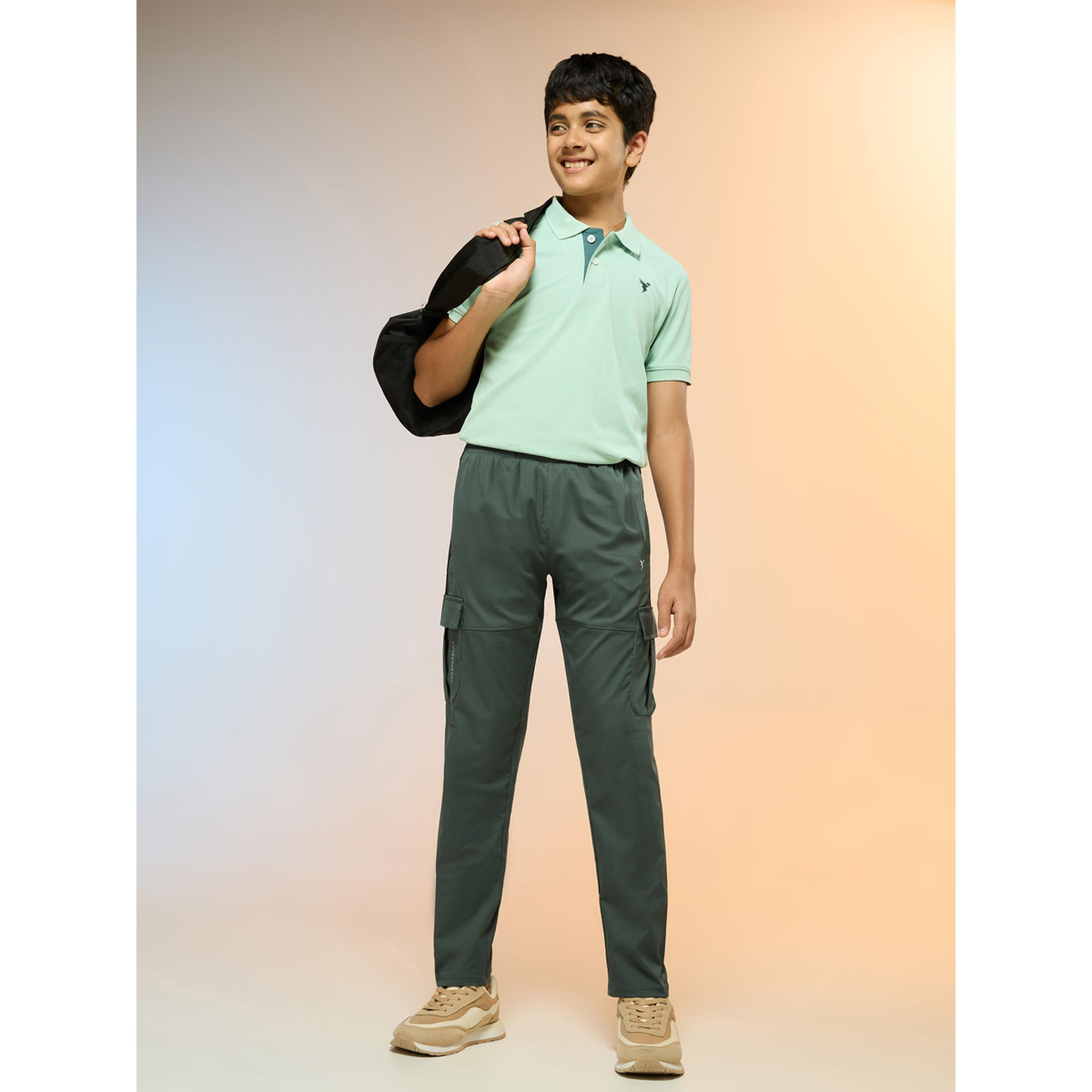 Technosport Boys Straight Fit Cargo Trackpants with TS FLEXI-boys-clothing-bottoms-joggersandtrackpants-image-3
