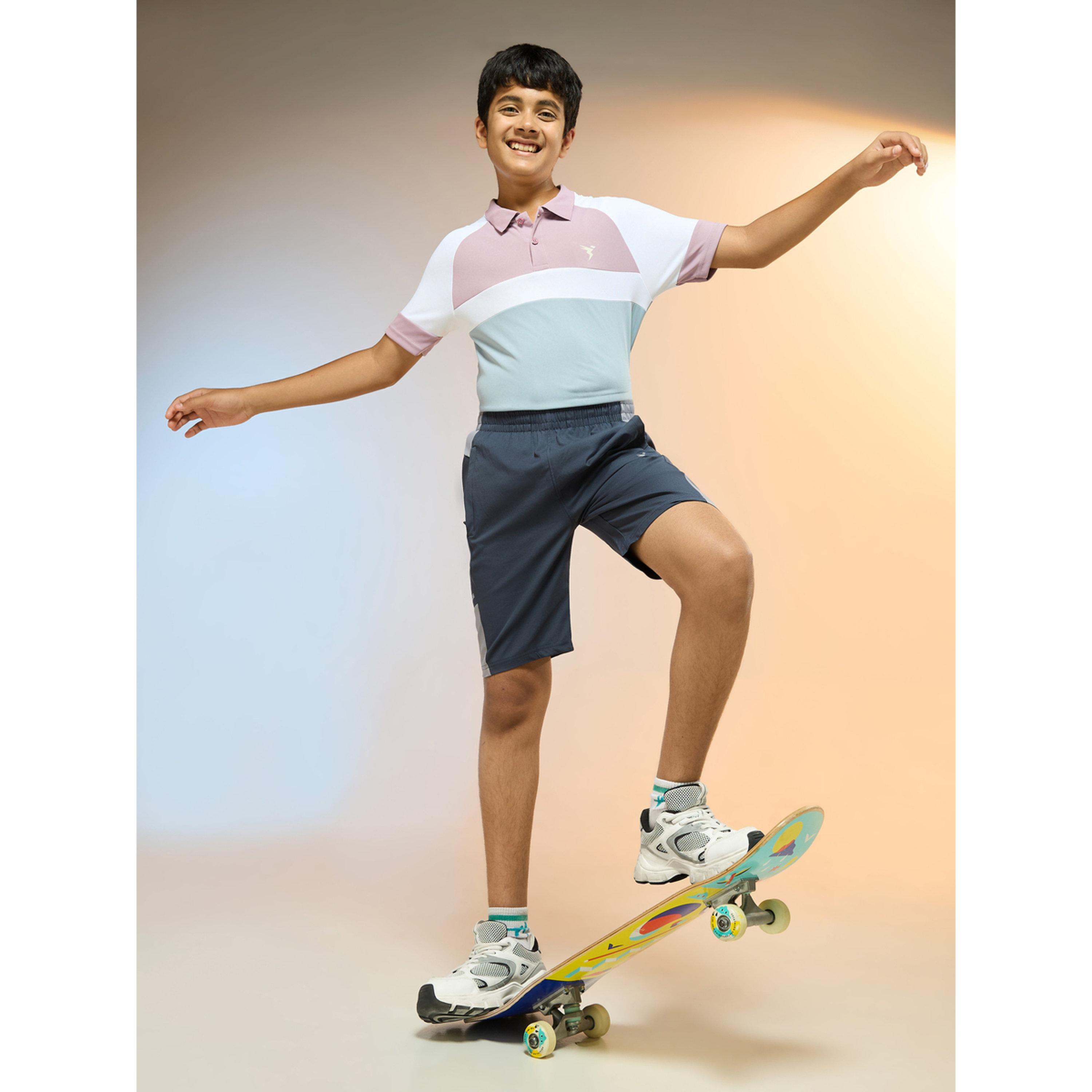 Technosport Boys Slim Fit Sports Shorts with TS FLEXI-boys-clothing-bottoms-shorts-image-5