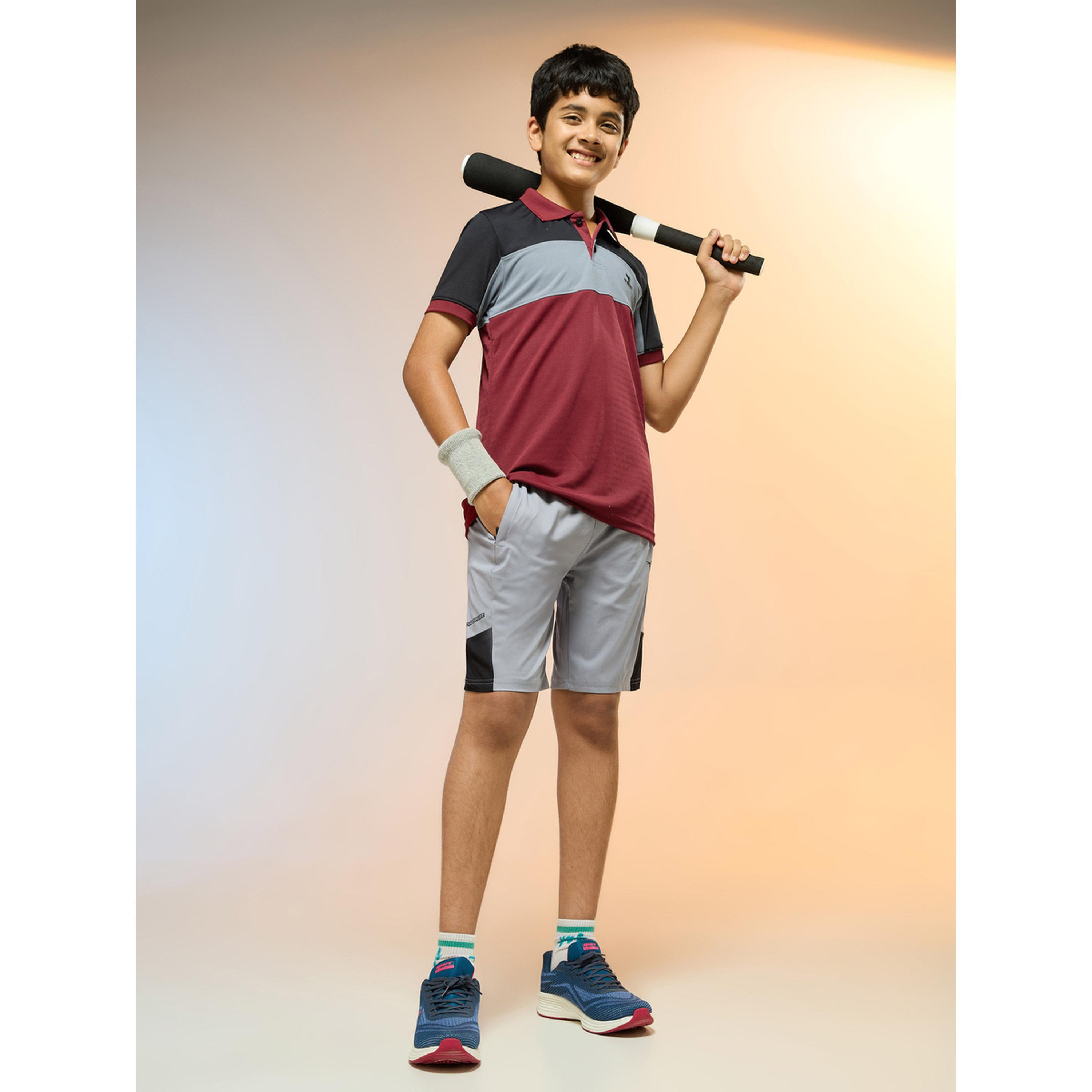 Technosport Boys Slim Fit Sports Shorts with TS FLEXI-boys-clothing-bottoms-shorts-image-2