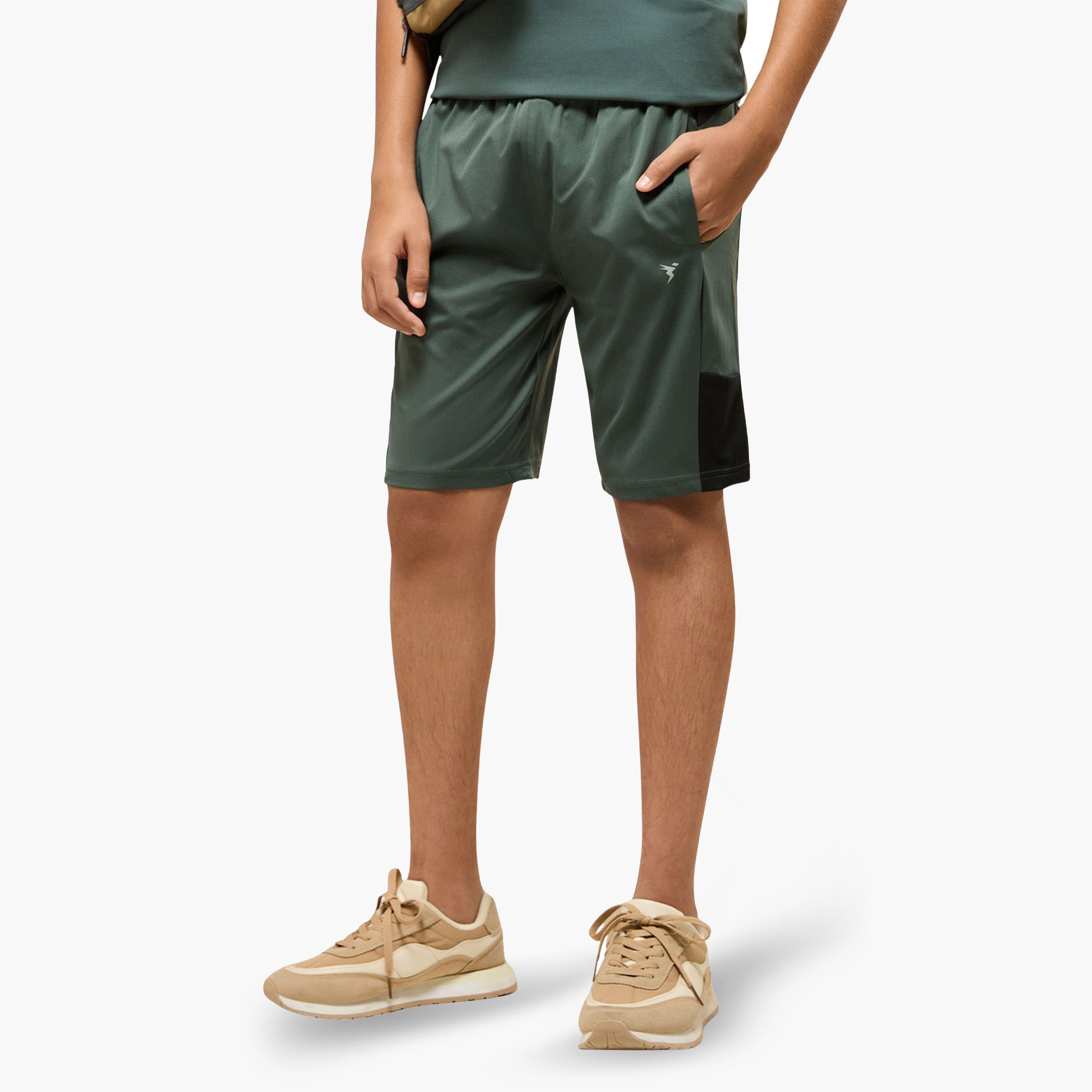 Technosport Boys Slim Fit Sports Shorts with TS FLEXI-boys-clothing-bottoms-shorts-image-1