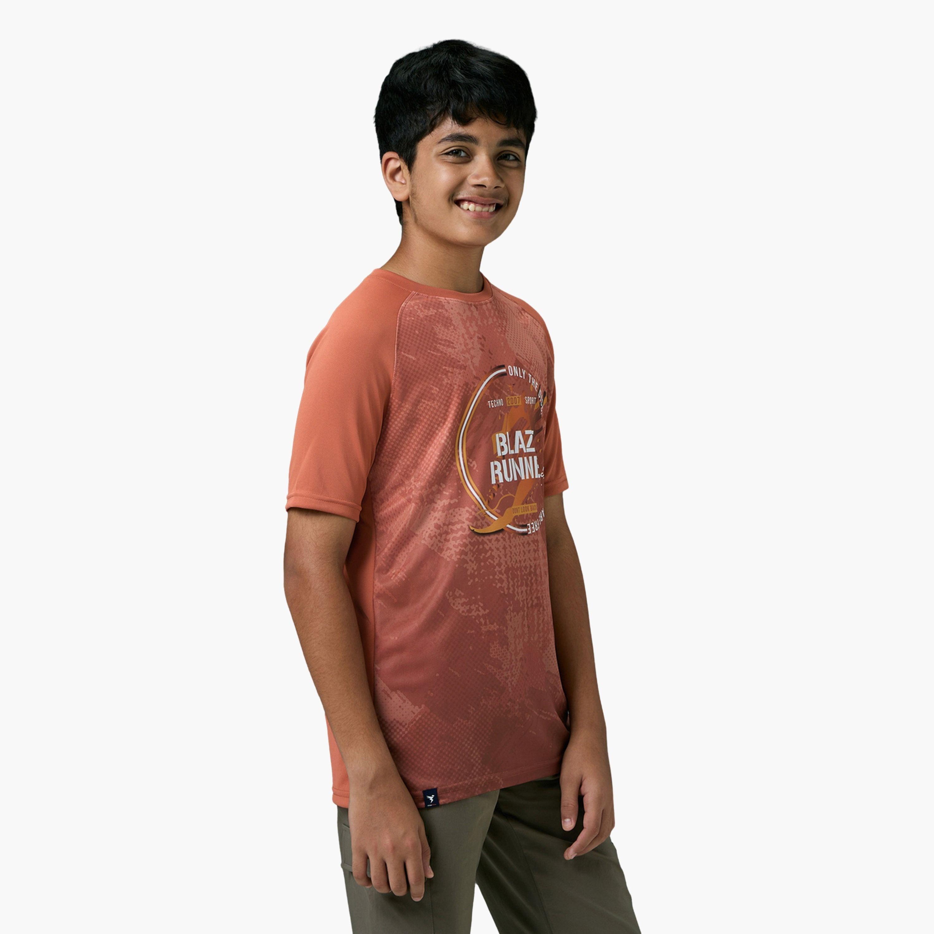تيشيرت رياضي مطبع بقصة سليم فت-boys-clothing-tshirtsandpolos-image-2
