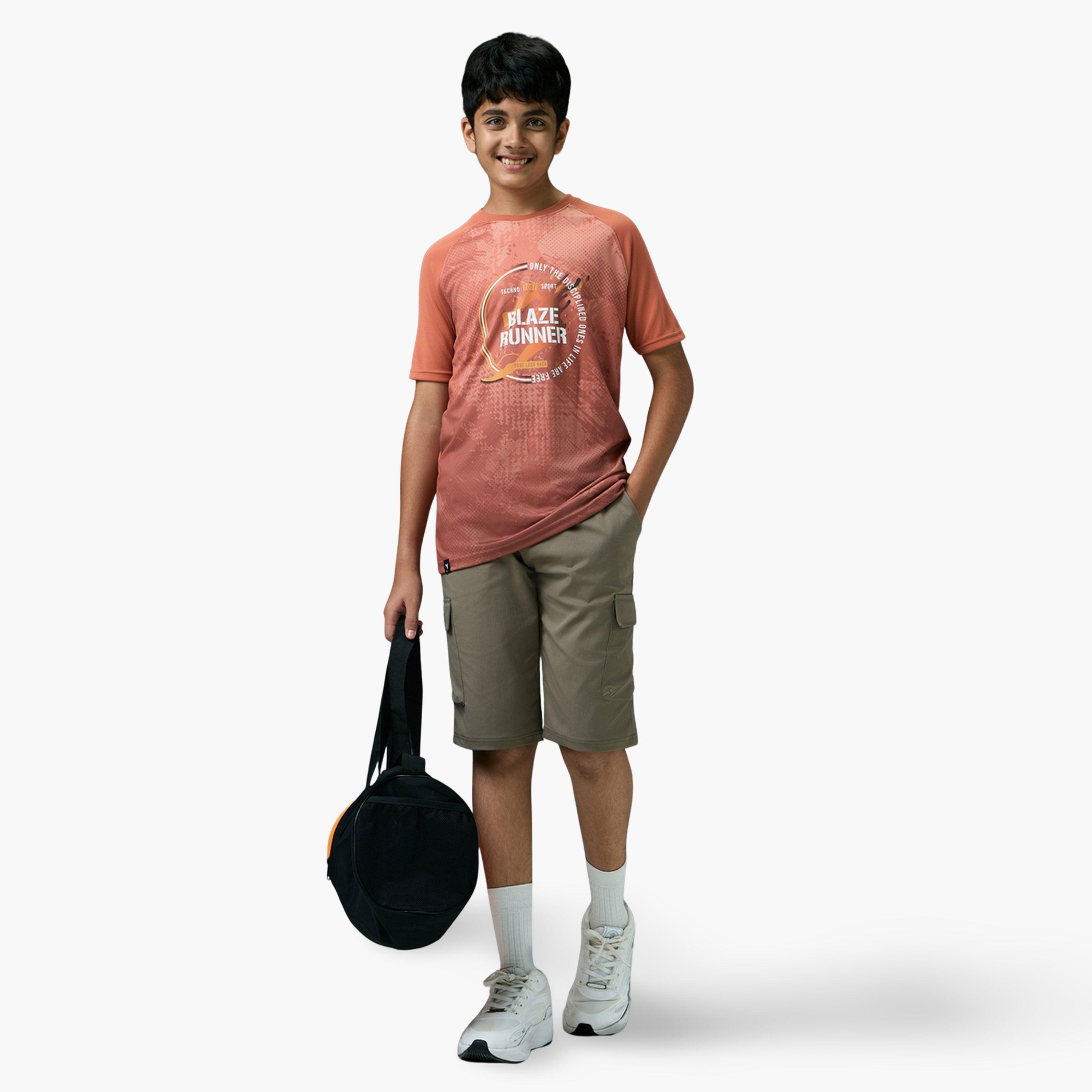 Technosport Boys Slim Fit Printed Sports T-Shirt-boys-clothing-tshirtsandpolos-image-3