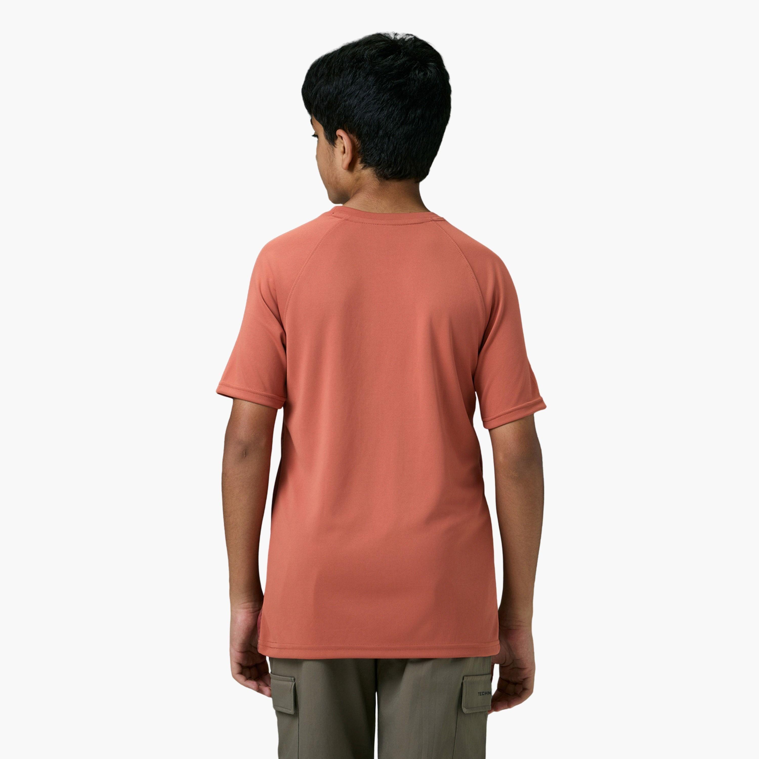 تيشيرت رياضي مطبع بقصة سليم فت-boys-clothing-tshirtsandpolos-image-5