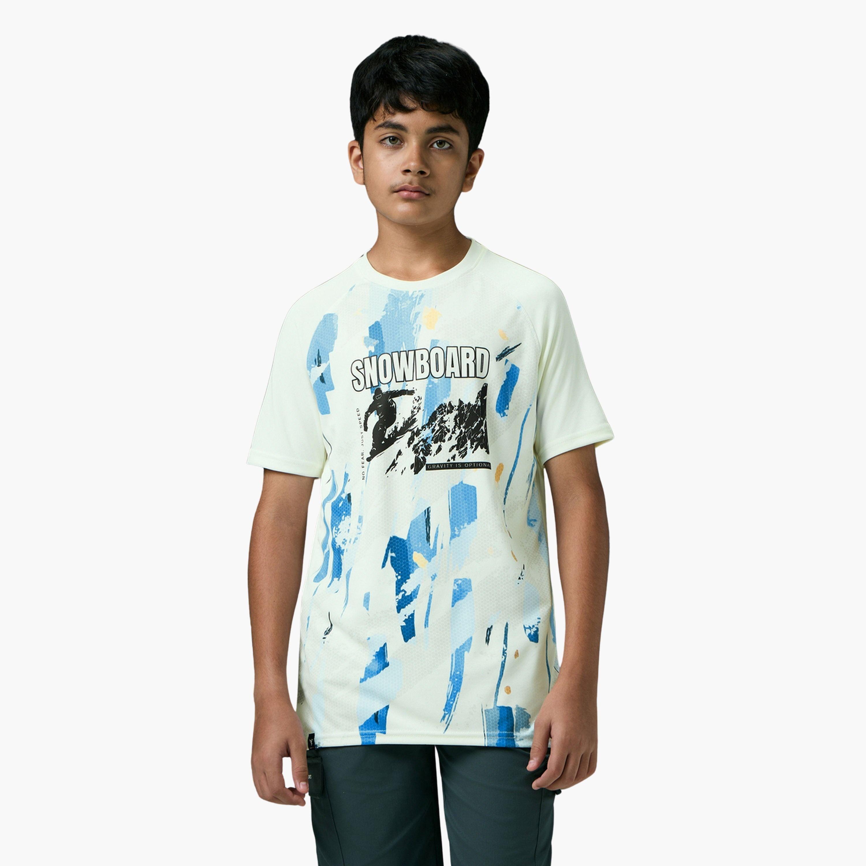 Technosport Boys Slim Fit Printed Sports T-Shirt-boys-clothing-tshirtsandpolos-image-1