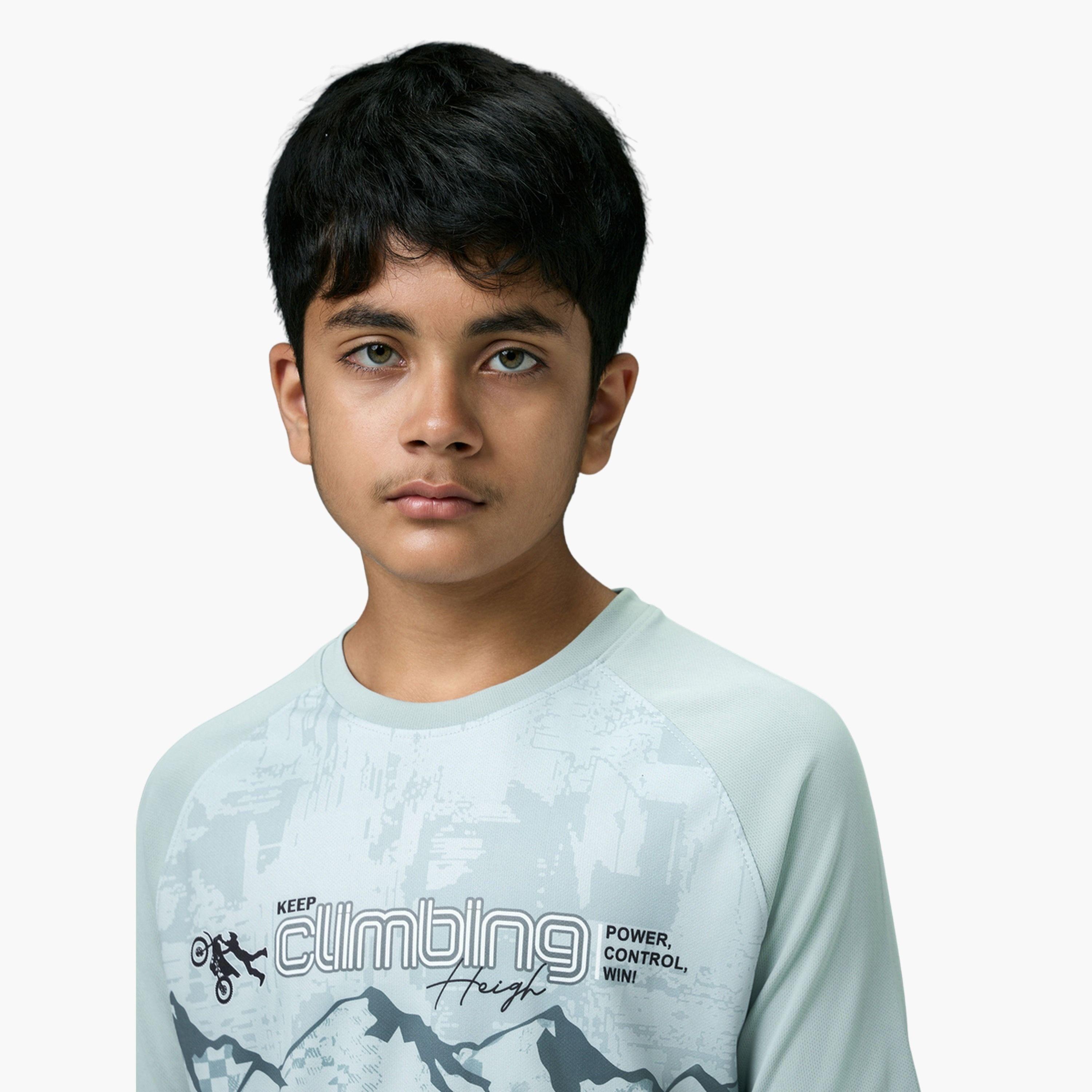 Technosport Boys Slim Fit Printed Sports T-Shirt-boys-clothing-tshirtsandpolos-image-3