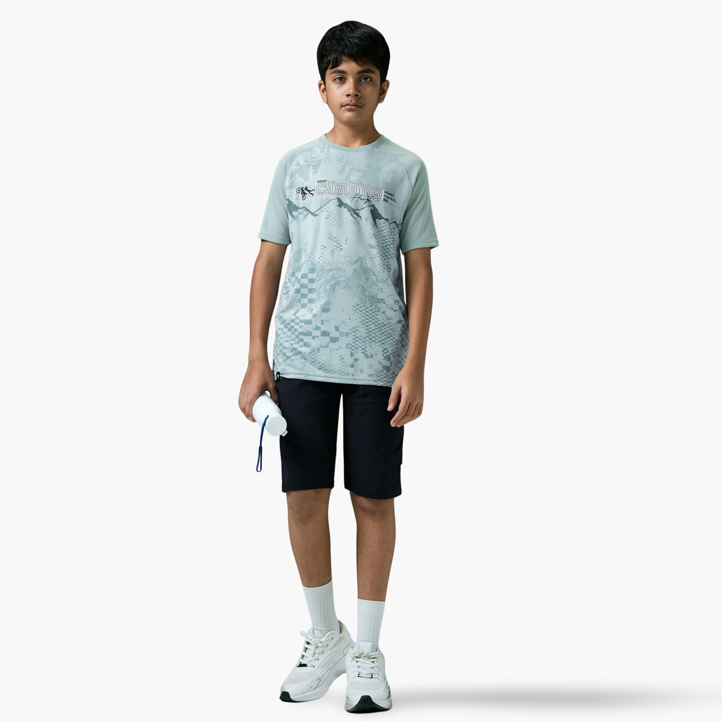 Technosport Boys Slim Fit Printed Sports T-Shirt-boys-clothing-tshirtsandpolos-image-4