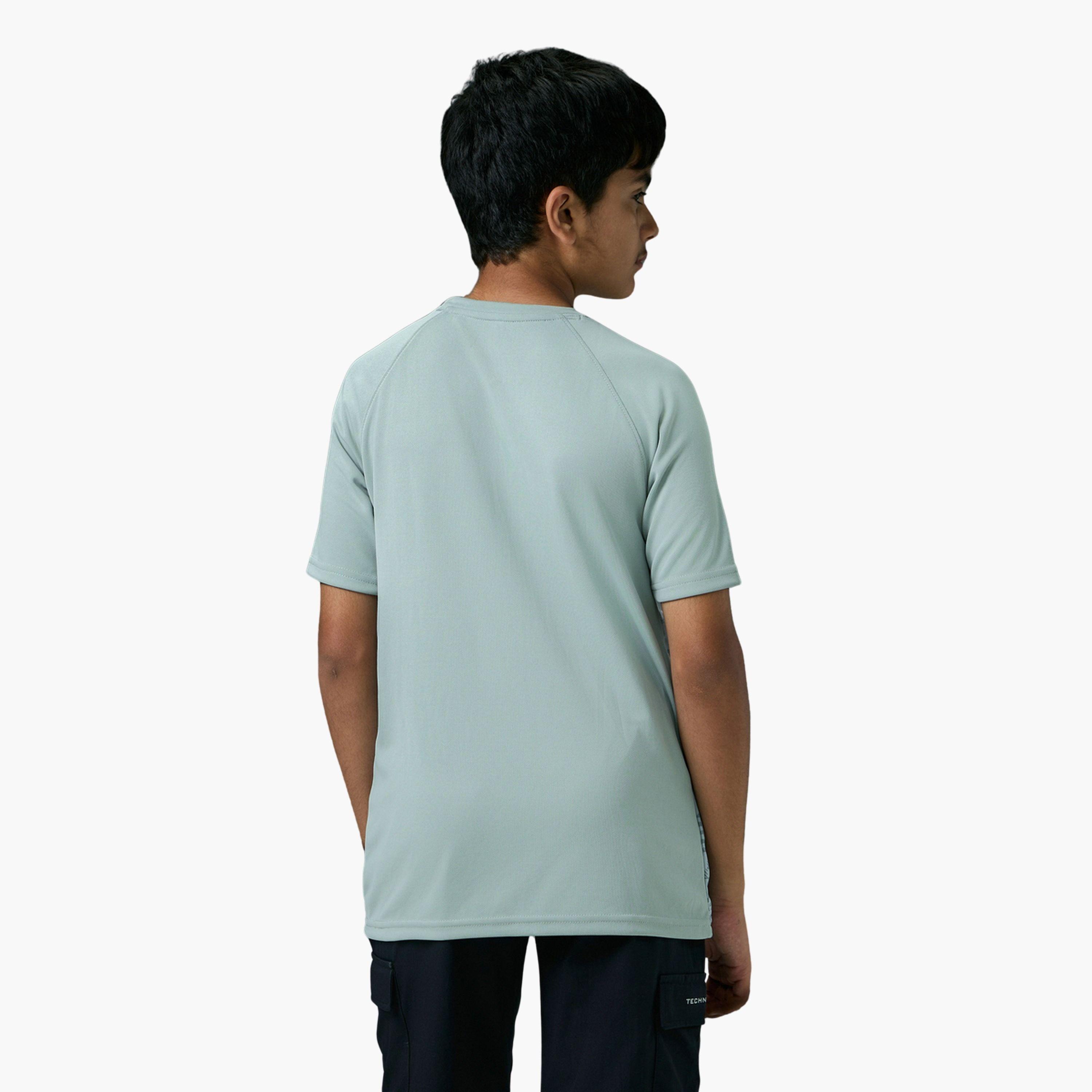 تيشيرت رياضي مطبع بقصة سليم فت-boys-clothing-tshirtsandpolos-image-5