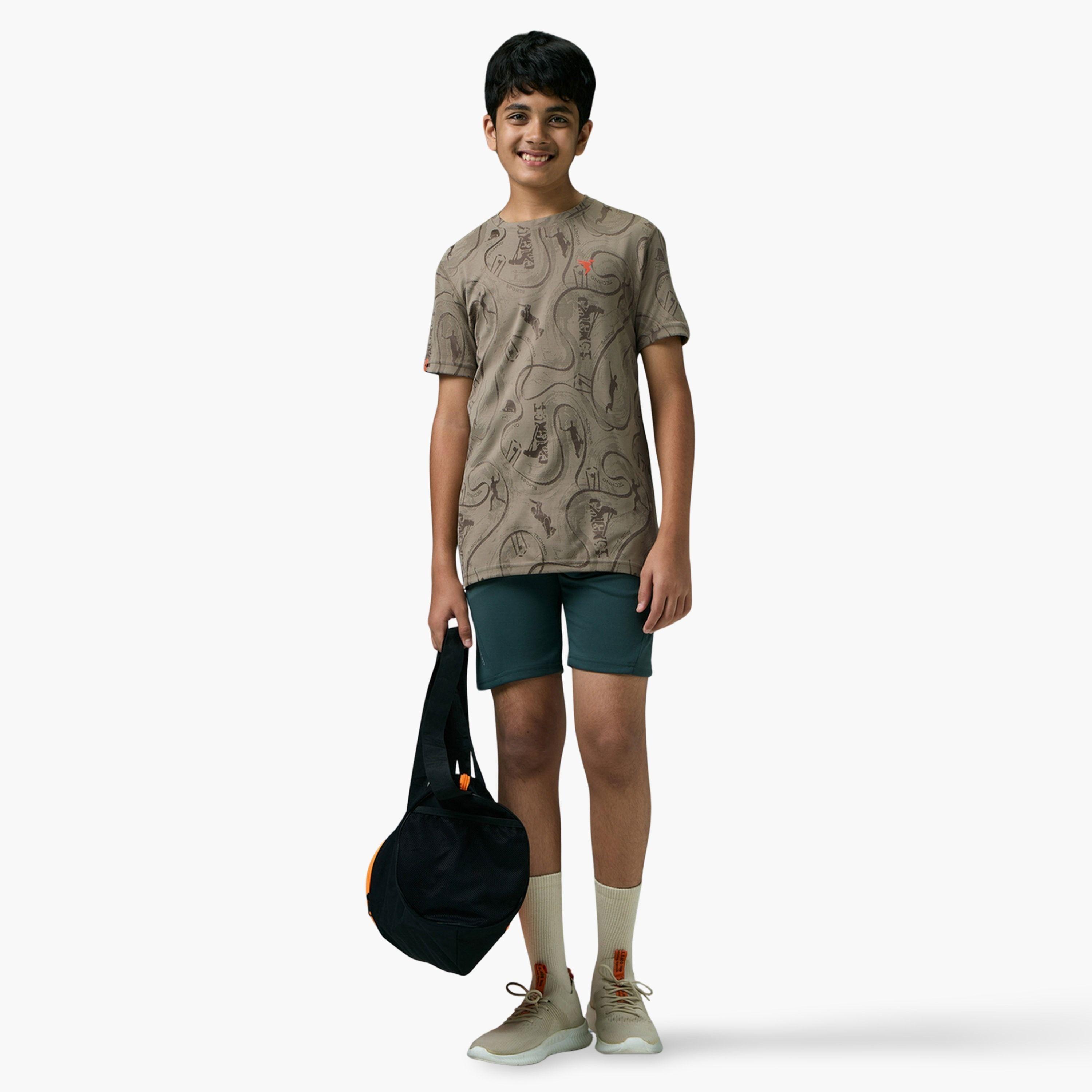 Technosport Boys Slim Fit Printed Sports T-Shirt-boys-clothing-tshirtsandpolos-image-4