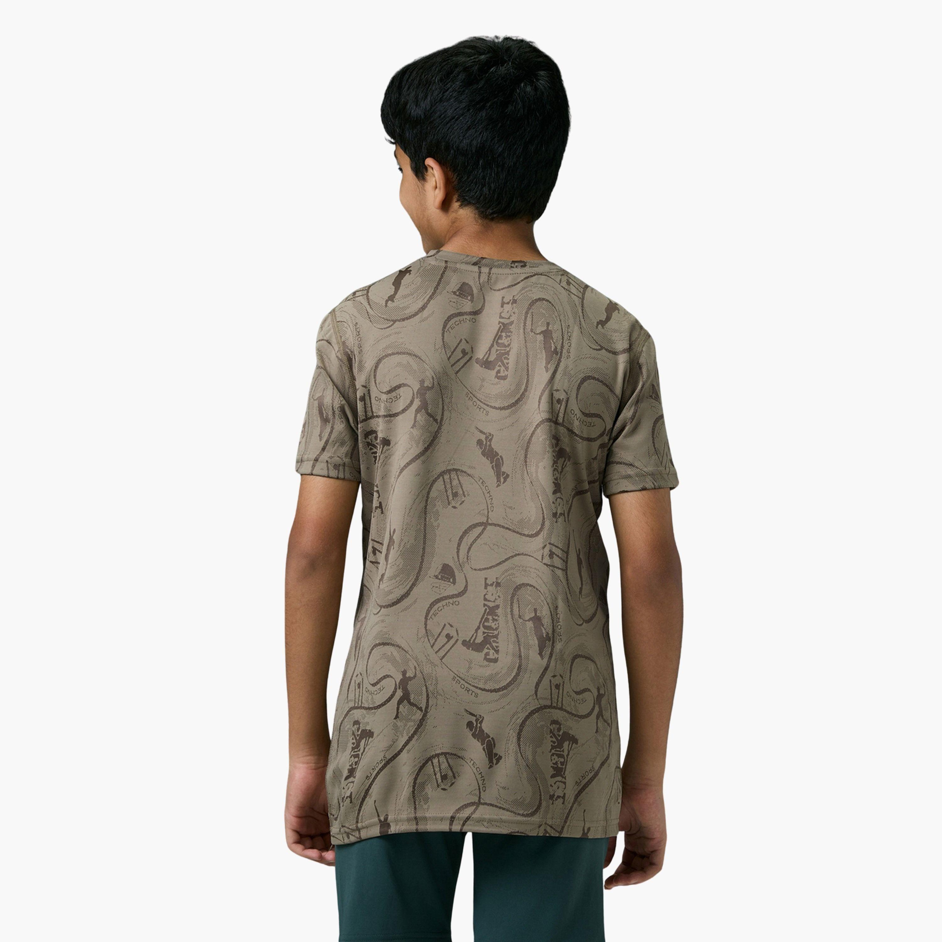 Technosport Boys Slim Fit Printed Sports T-Shirt-boys-clothing-tshirtsandpolos-image-5