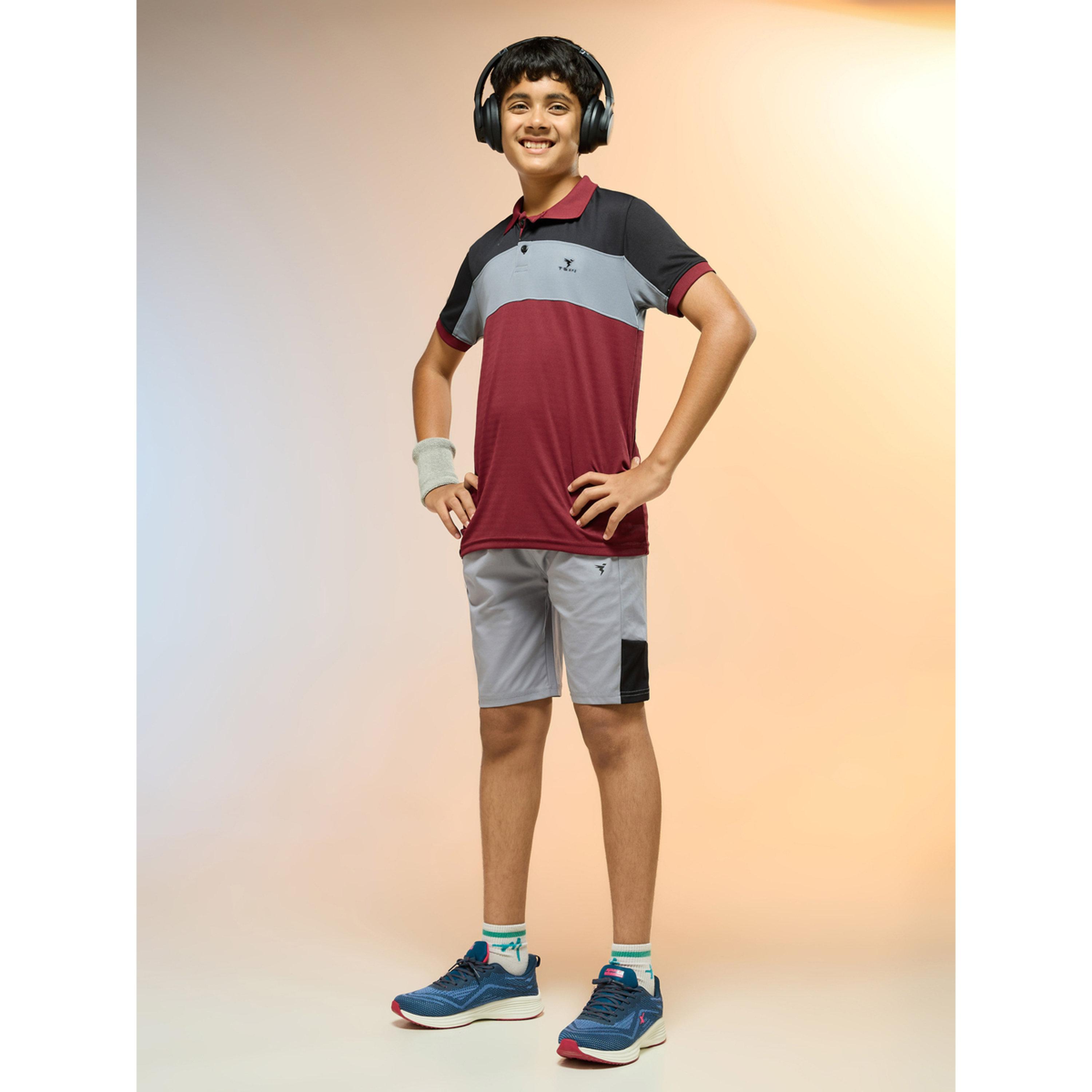 Technosport Boys Slim Fit Color Block Polo T-Shirt-boys-clothing-tshirtsandpolos-image-2