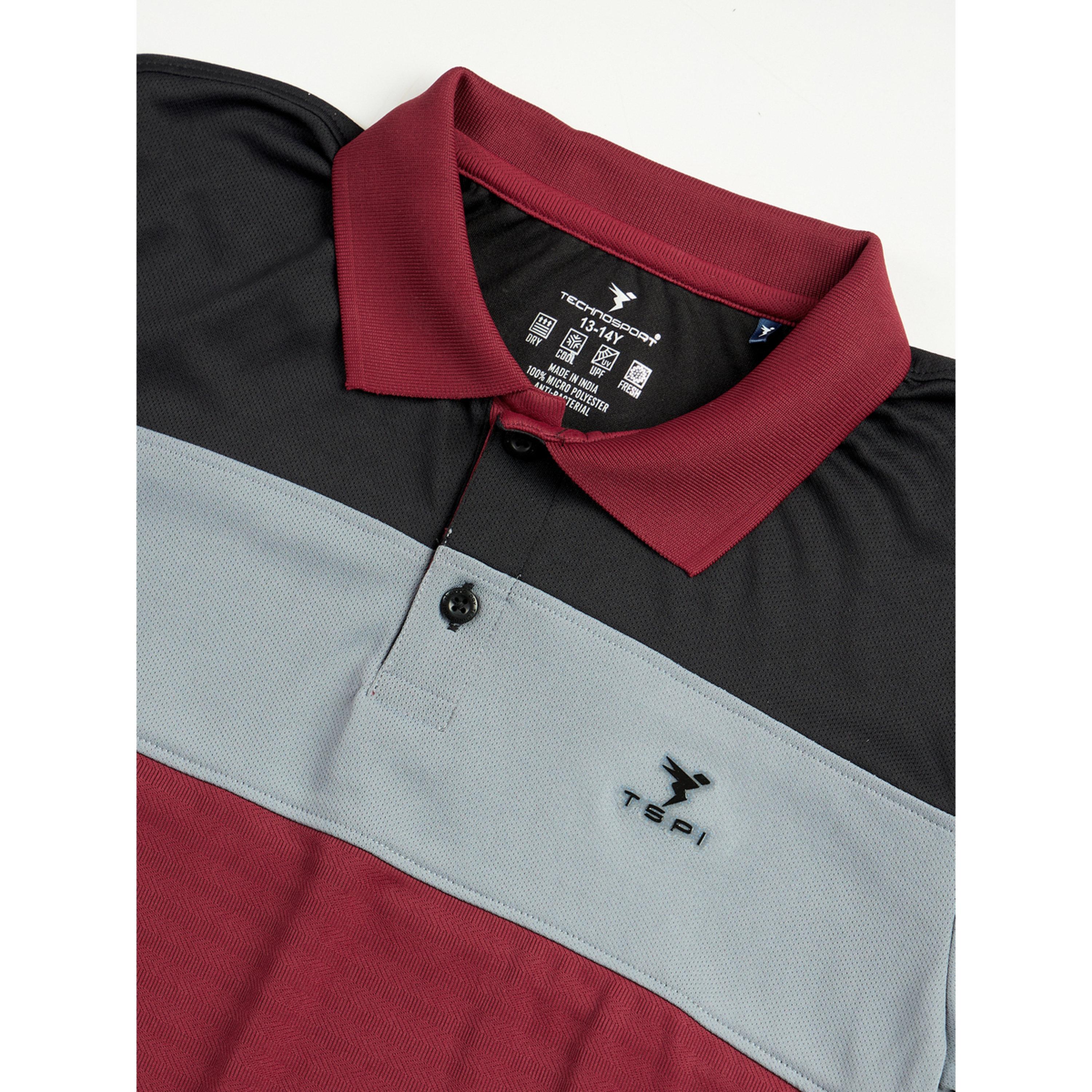 Technosport Boys Slim Fit Color Block Polo T-Shirt-boys-clothing-tshirtsandpolos-image-5