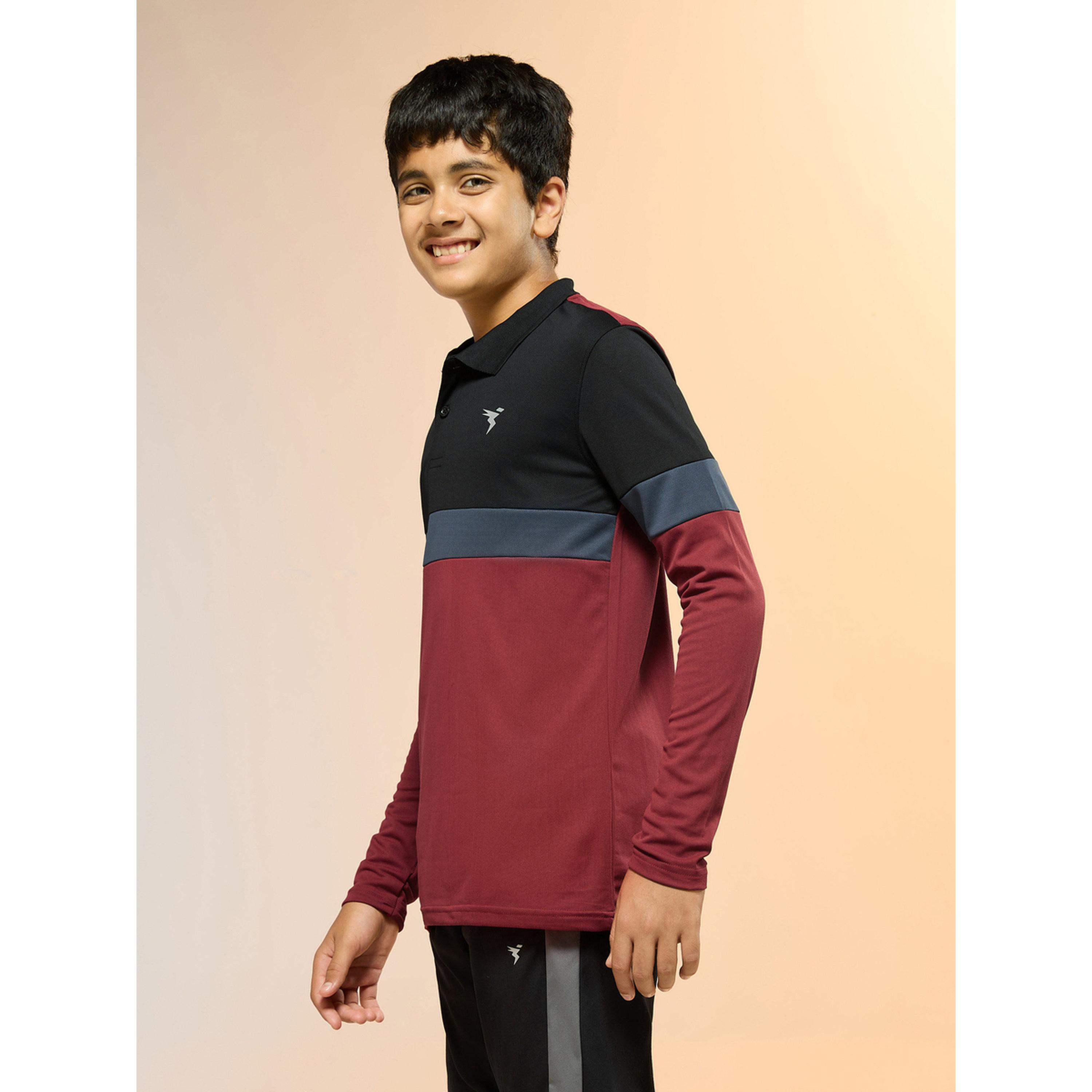 Technosport Boys Slim Fit Color Block Polo T-Shirt-boys-clothing-tshirtsandpolos-image-4