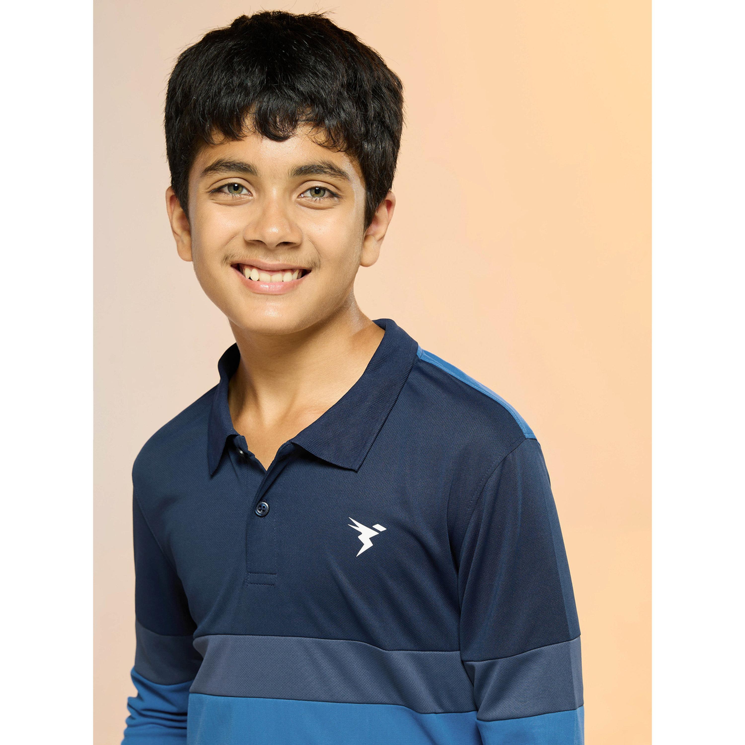 Technosport Boys Slim Fit Color Block Polo T-Shirt-boys-clothing-tshirtsandpolos-image-4