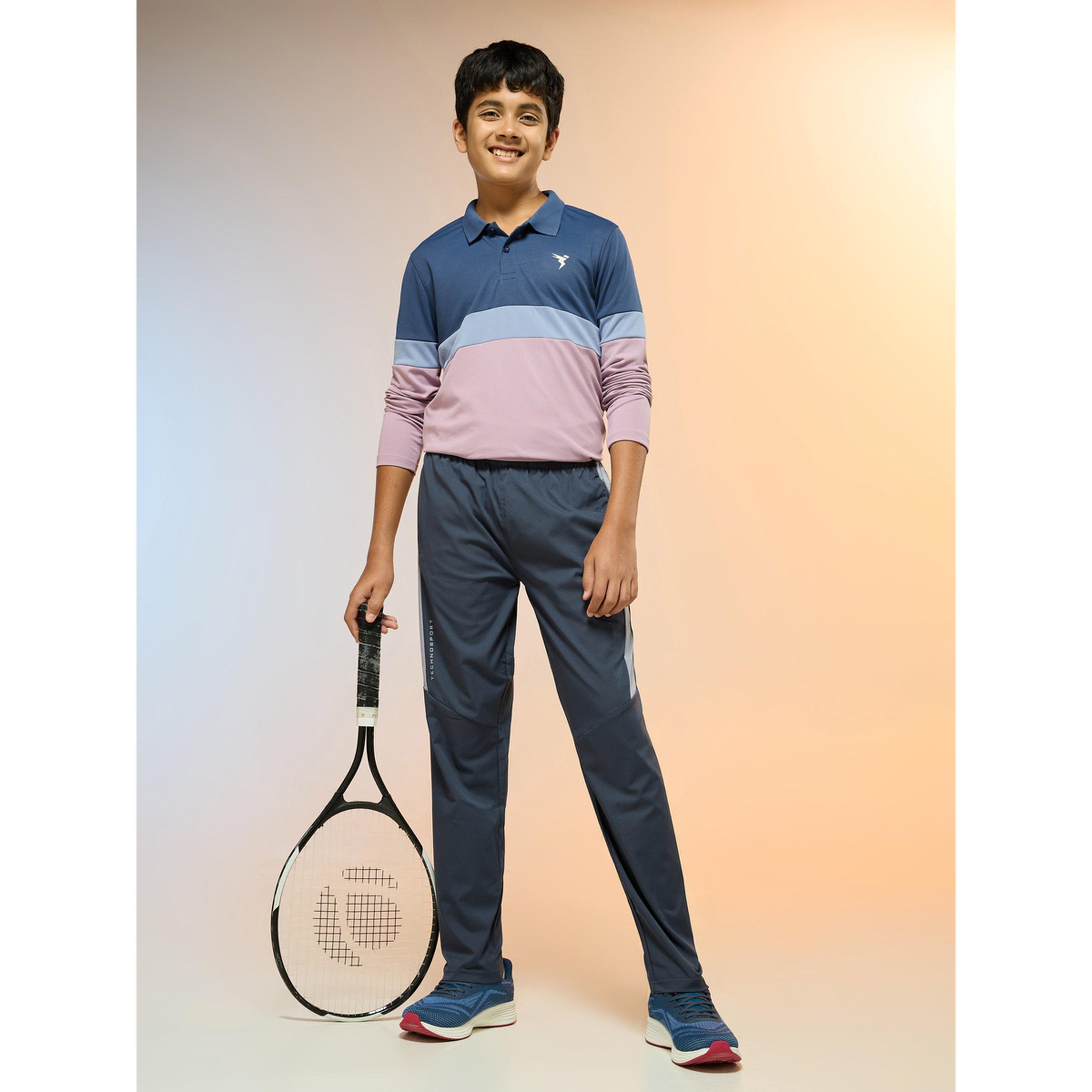تيشيرت بولو بقصة سليم فت ونمط كتل الالوان-boys-clothing-tshirtsandpolos-image-2