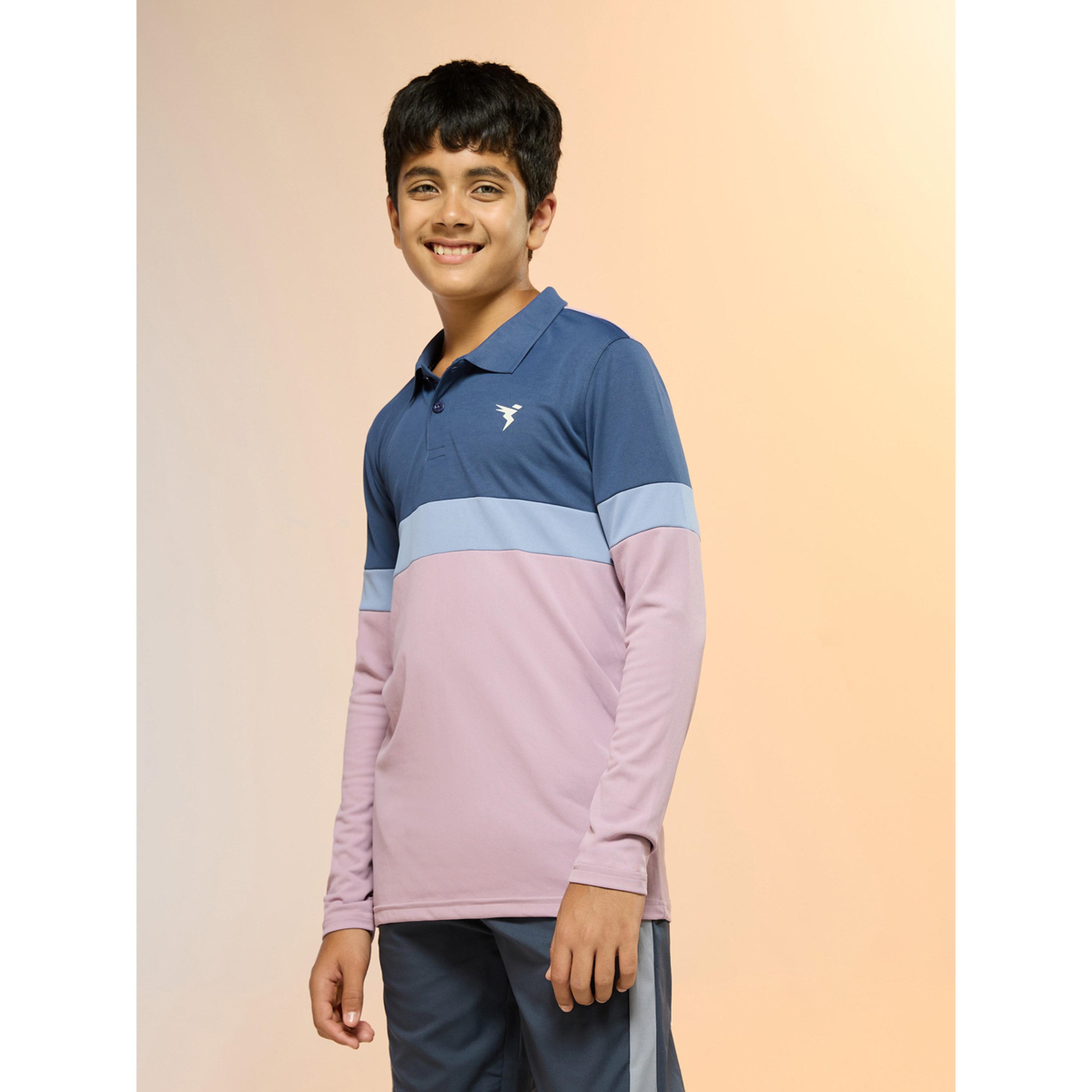 Technosport Boys Slim Fit Color Block Polo T-Shirt-boys-clothing-tshirtsandpolos-image-4