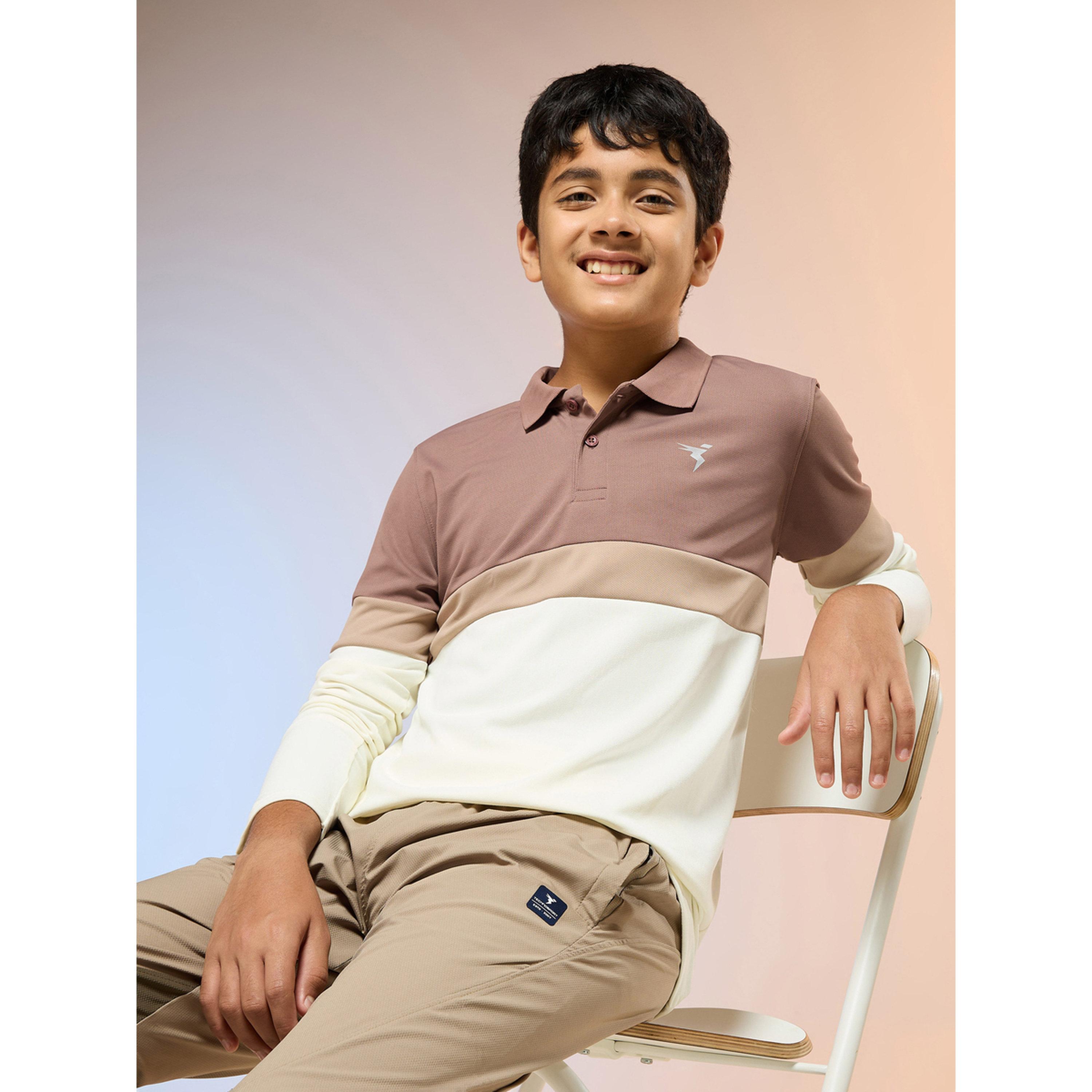 Technosport Boys Slim Fit Color Block Polo T-Shirt-boys-clothing-tshirtsandpolos-image-4