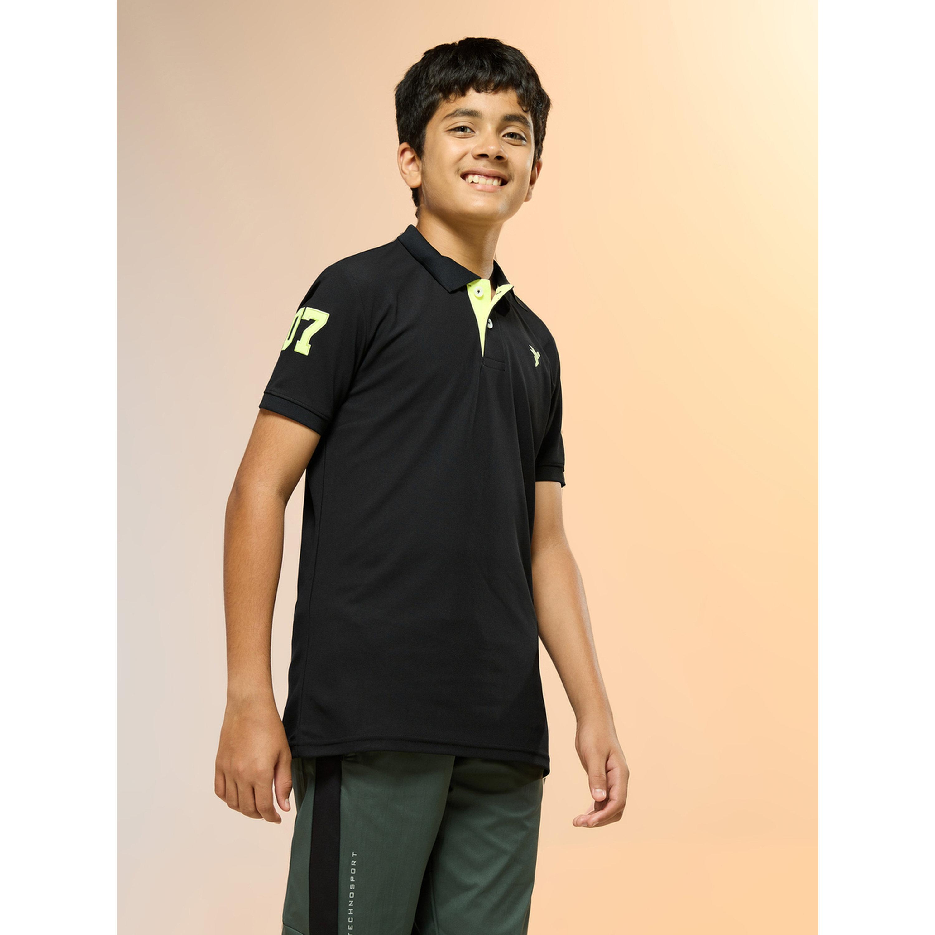 Technosport Boys Solid Slim Fit Sports Polo T-shirt-boys-clothing-tshirtsandpolos-image-2
