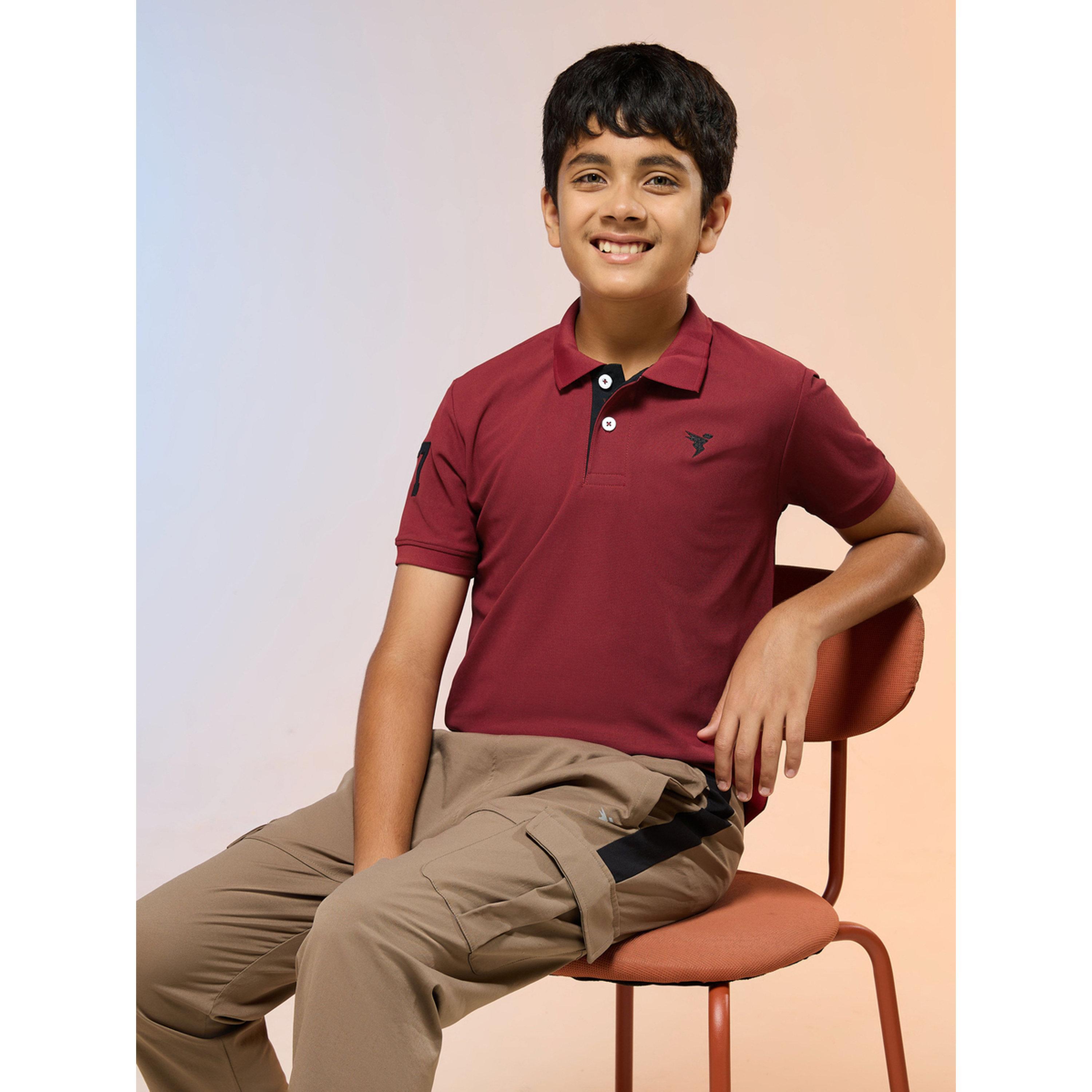 Technosport Boys Solid Slim Fit Sports Polo T-shirt-boys-clothing-tshirtsandpolos-image-4