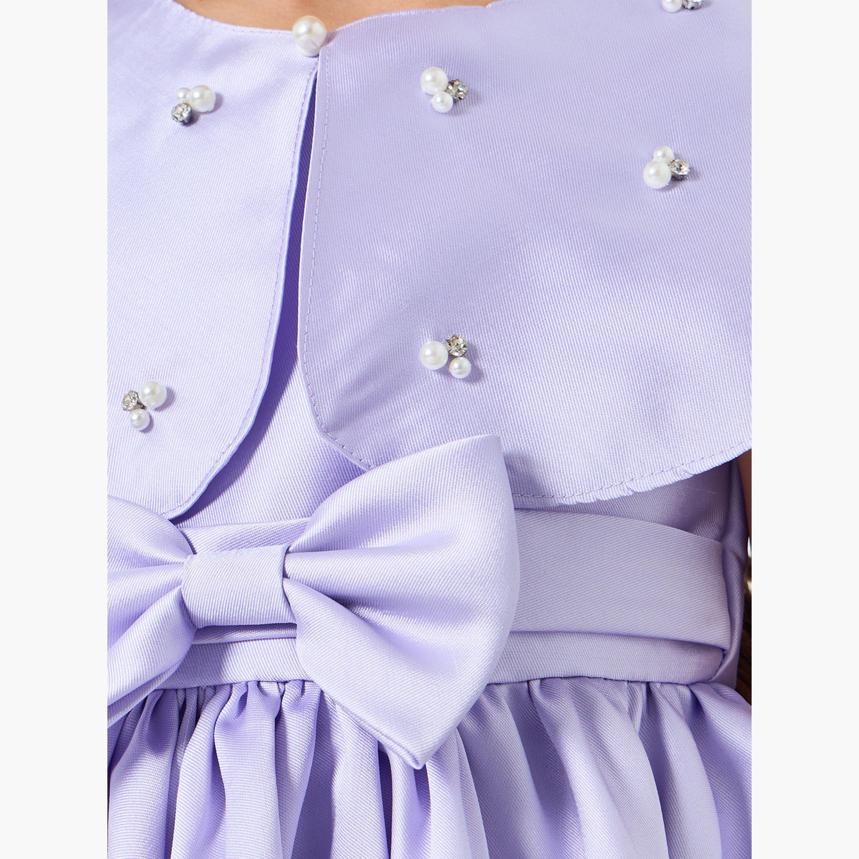 فستان مزين مع كيب-girls-clothing-dressesandjumpsuits-image-3