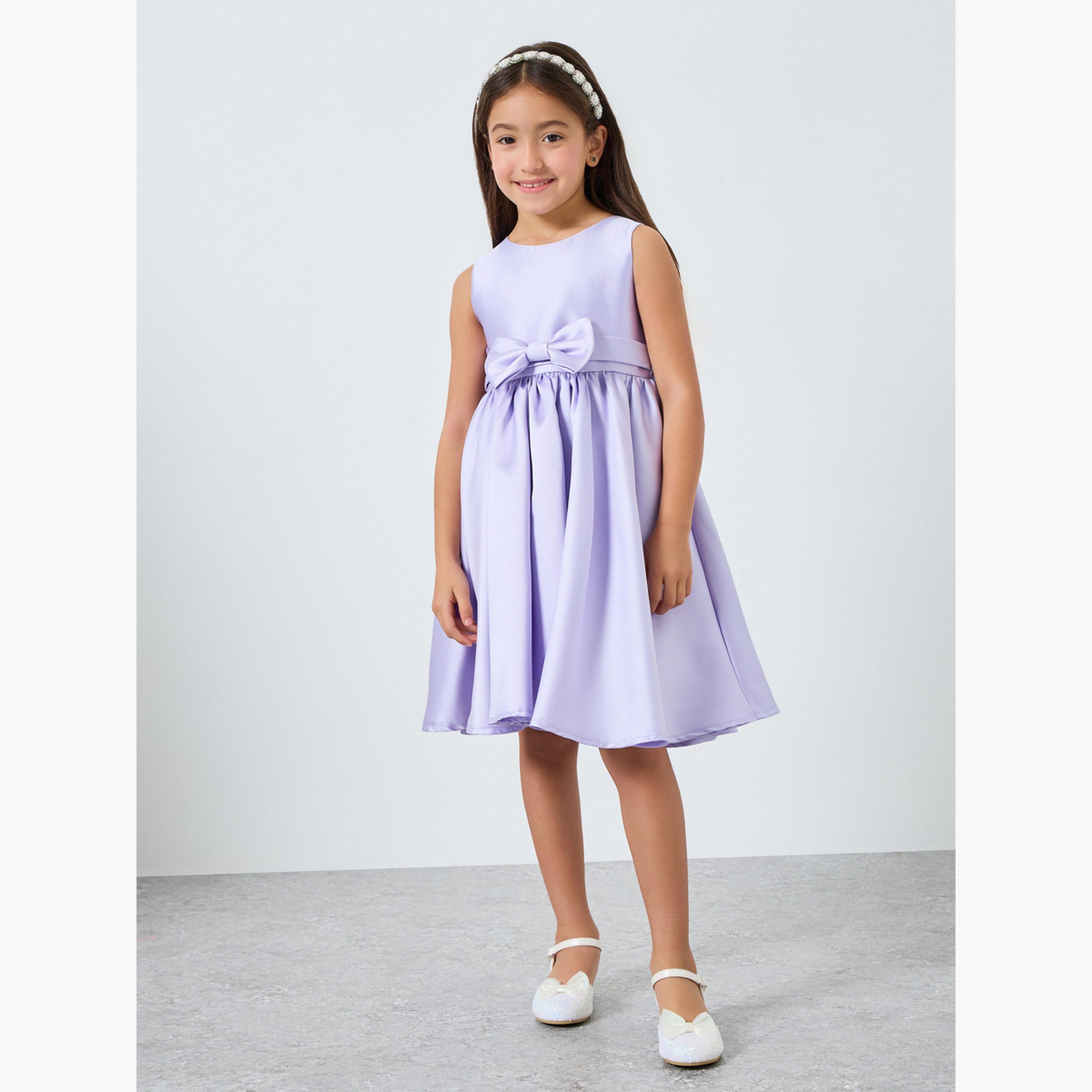 فستان مزين مع كيب-girls-clothing-dressesandjumpsuits-image-5