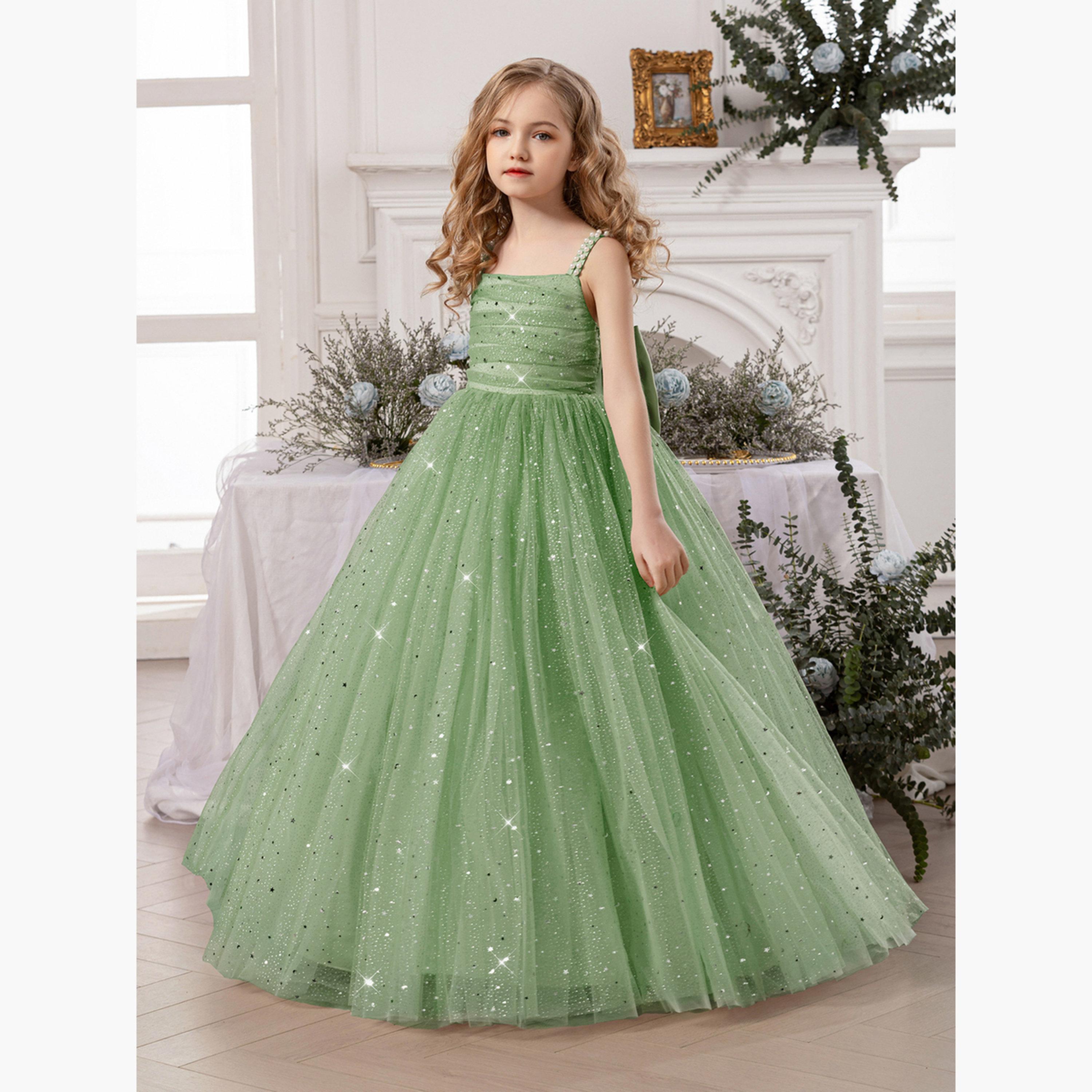 Take Two Girls Bow Detail Embellished Maxi Dress-girls-clothing-dressesandjumpsuits-image-4