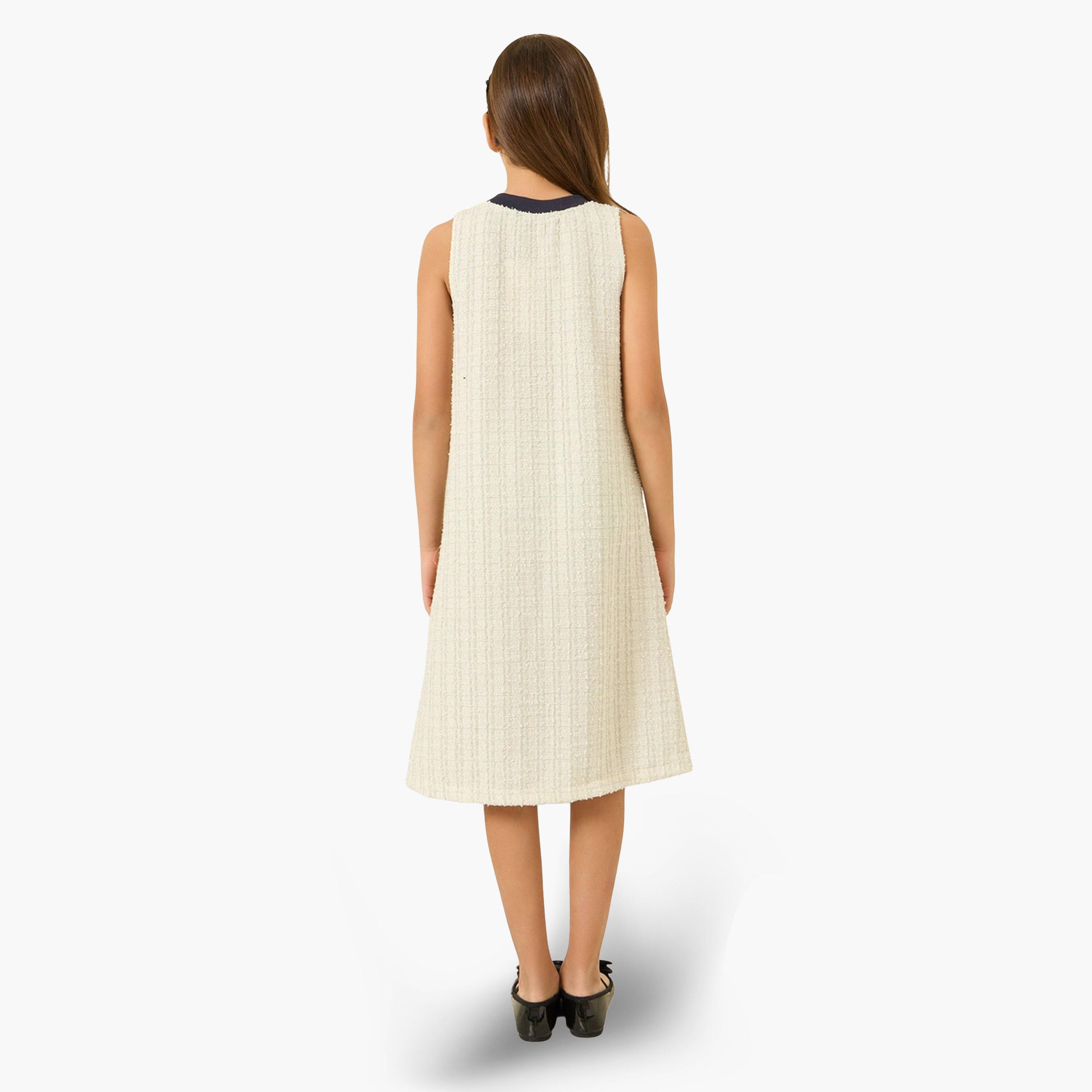 فستان تويد بقصة مستقيمة-girls-clothing-dressesandjumpsuits-image-5