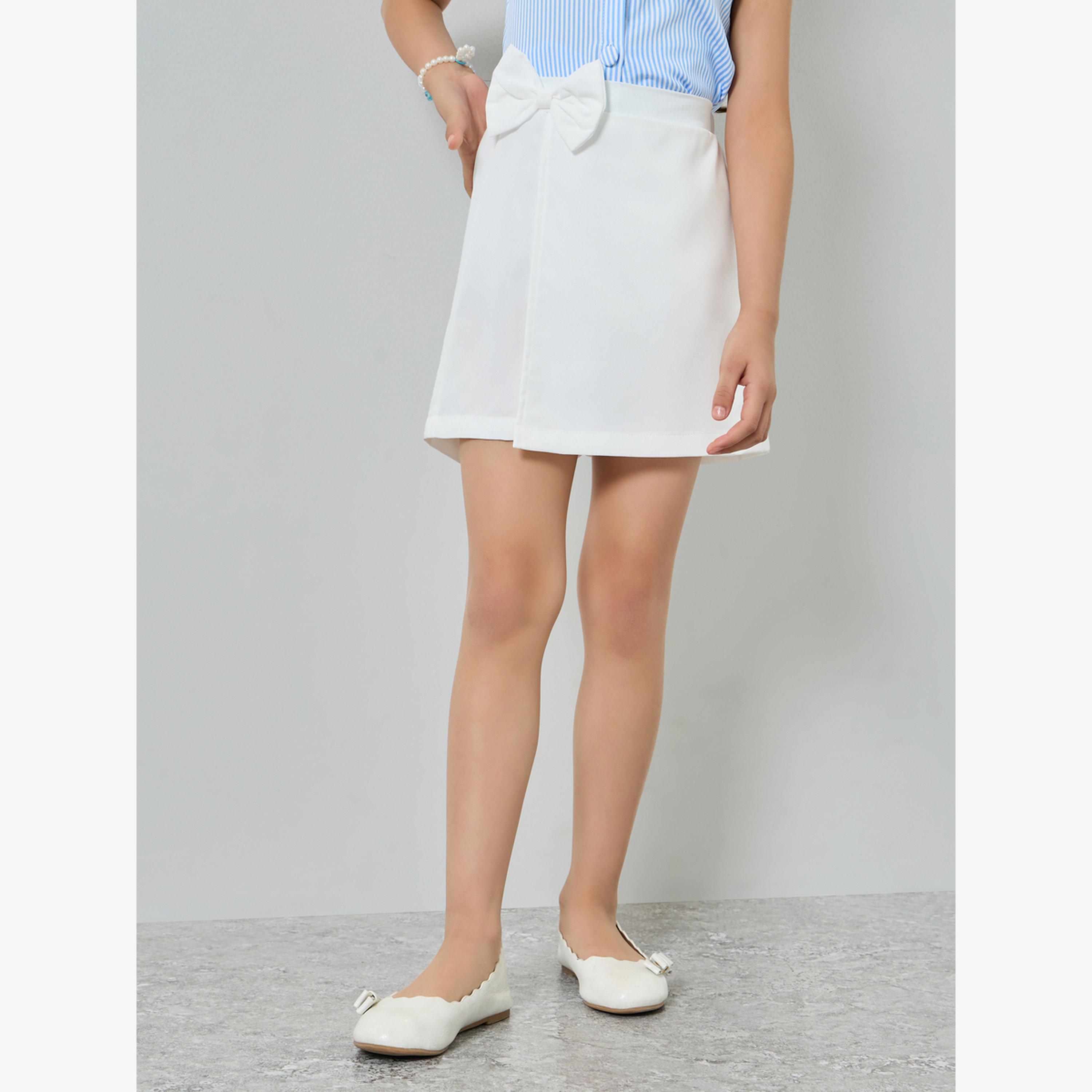 مجموعة من تنورة شورت وبلوزة مخططة-girls-clothing-setsandcoords-image-4