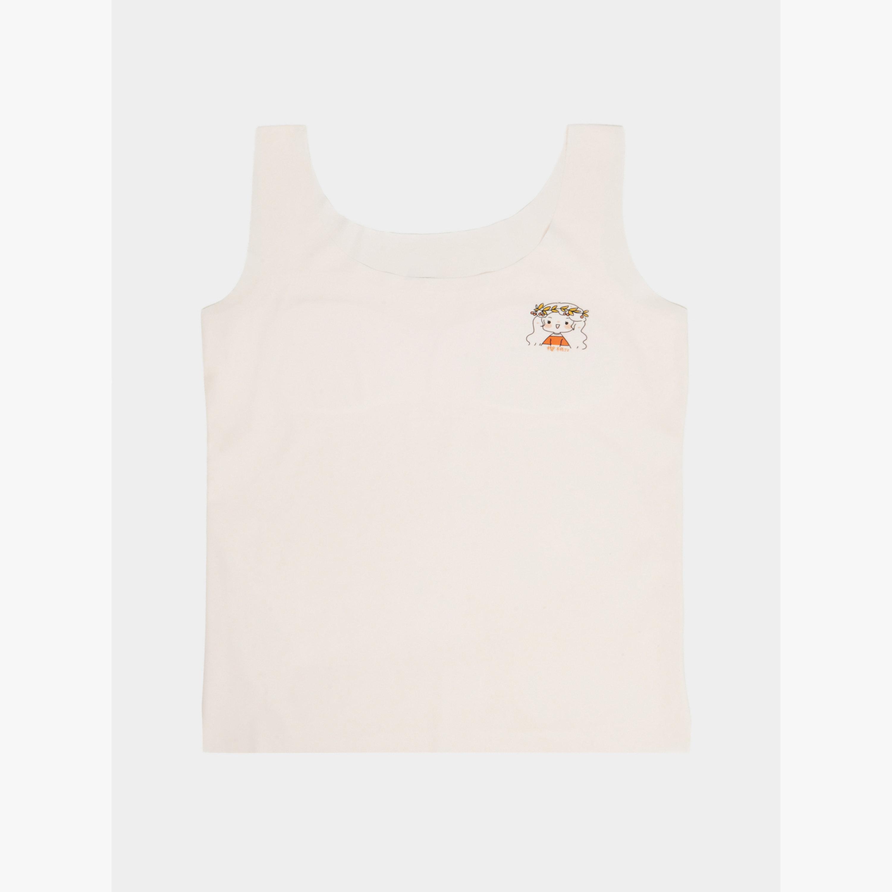 Styli Girls Cotton Vest-girls-clothing-innerwear-image-1