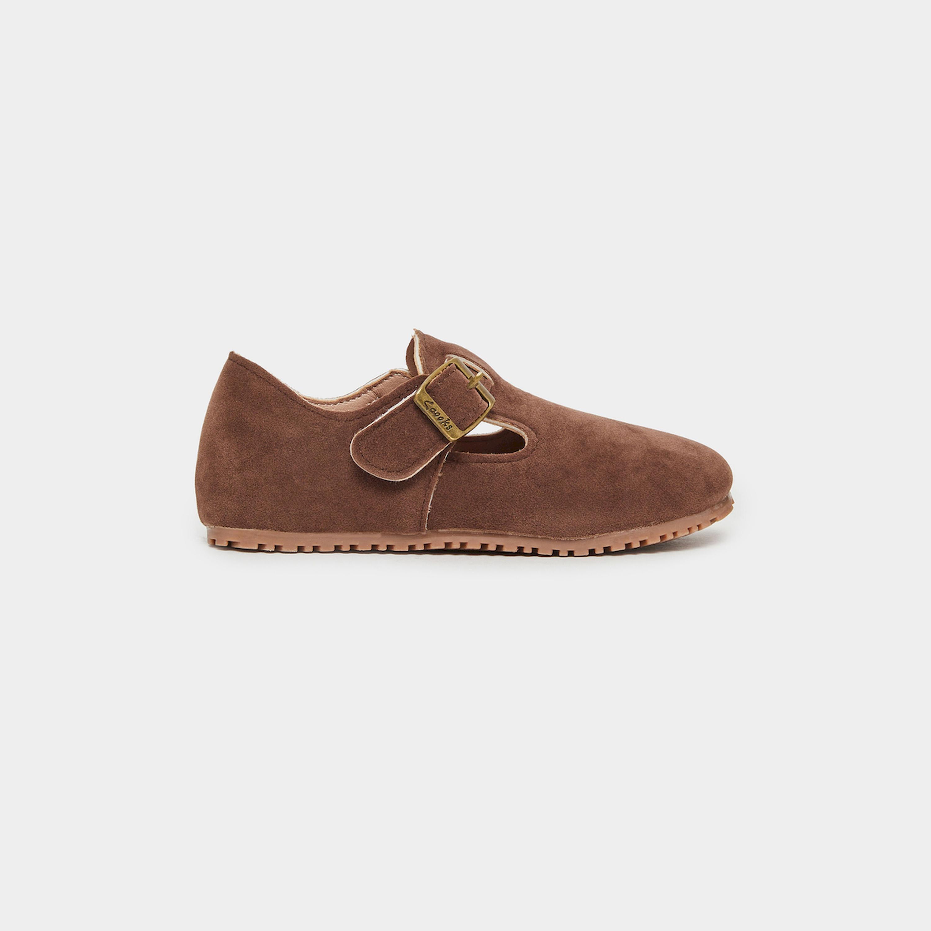 Styli Boys Brown Buckle Sandals-girls-shoes-sandals-image-2