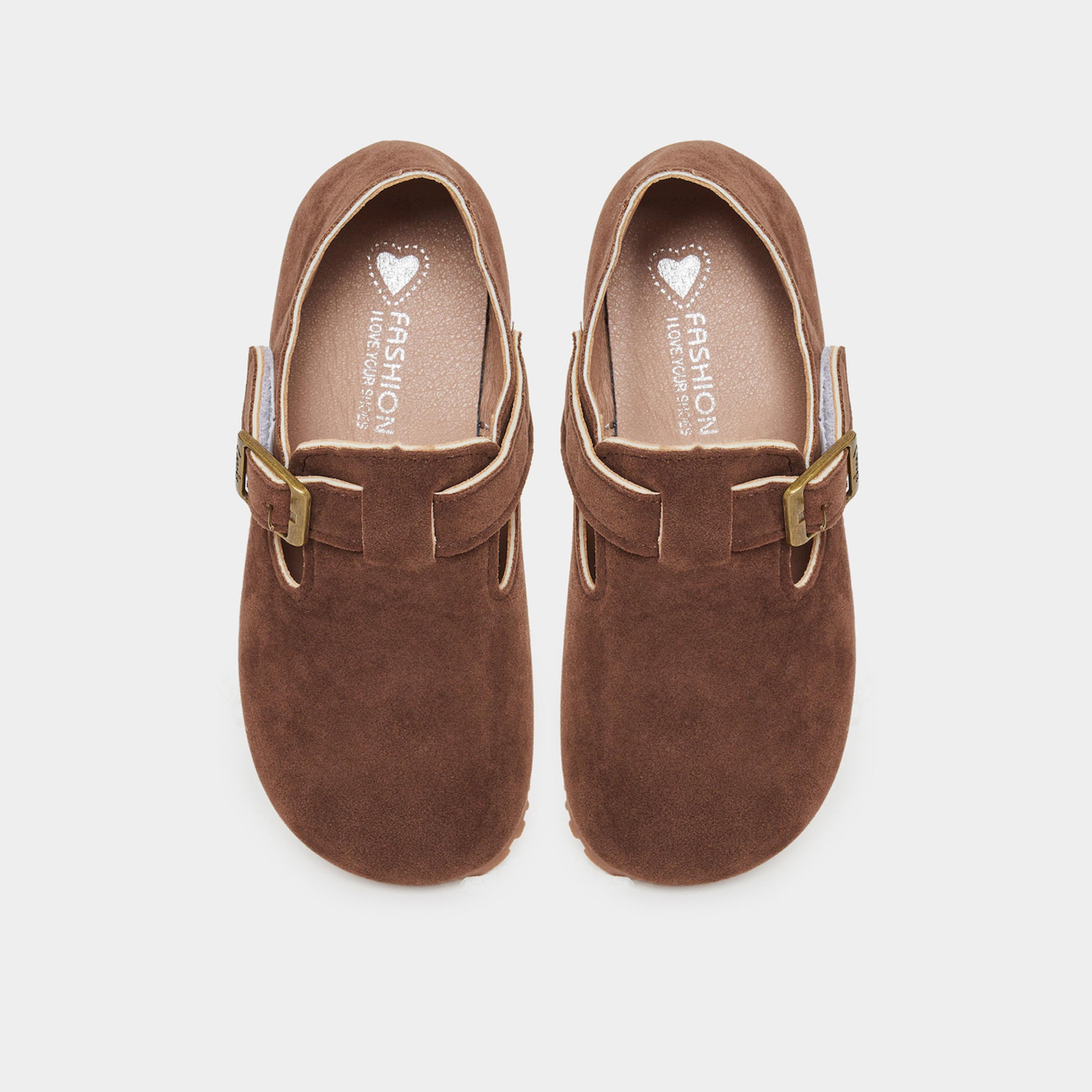Styli Boys Brown Buckle Sandals-girls-shoes-sandals-image-3